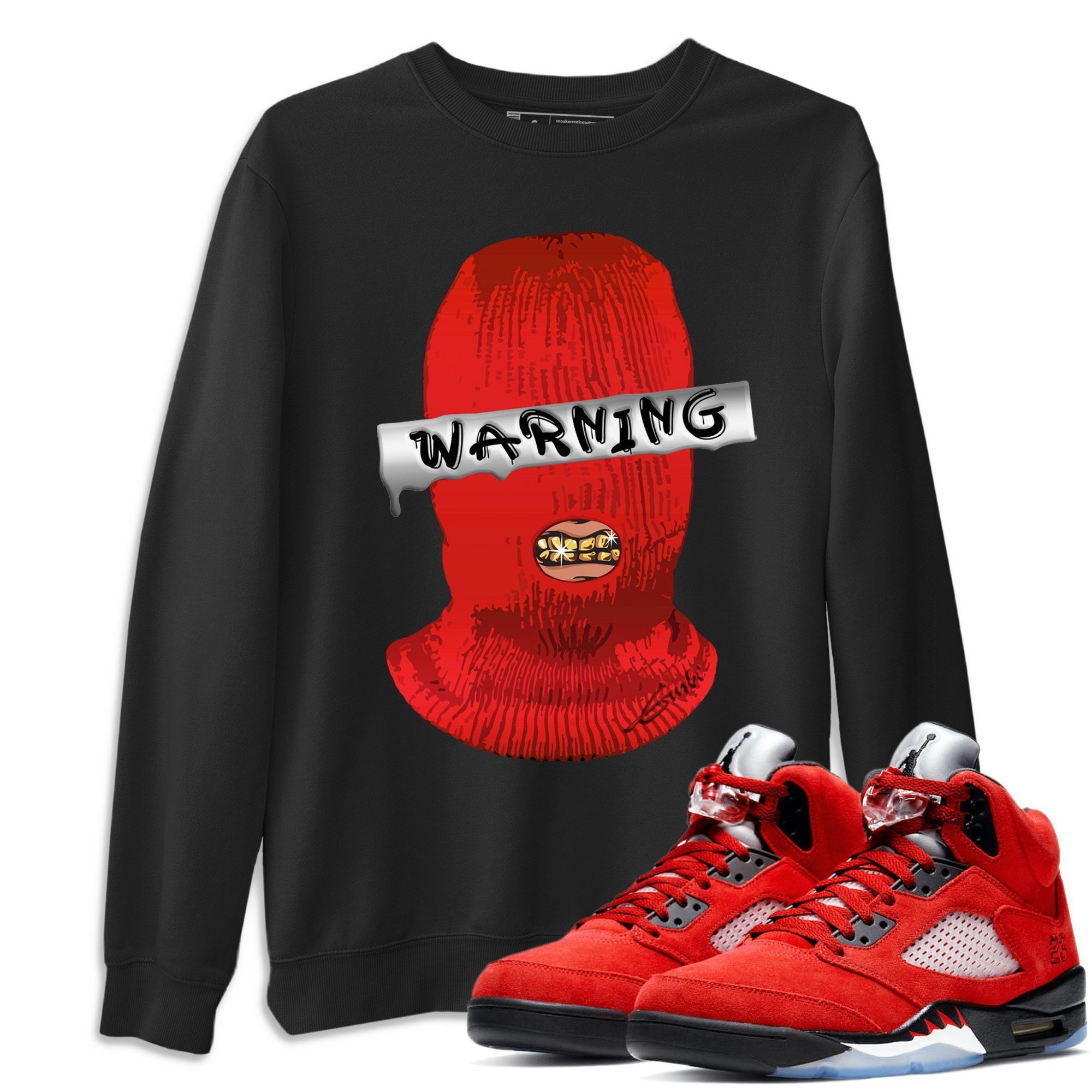 Warning Unisex Tops - Air Jordan 5 Raging Bull
