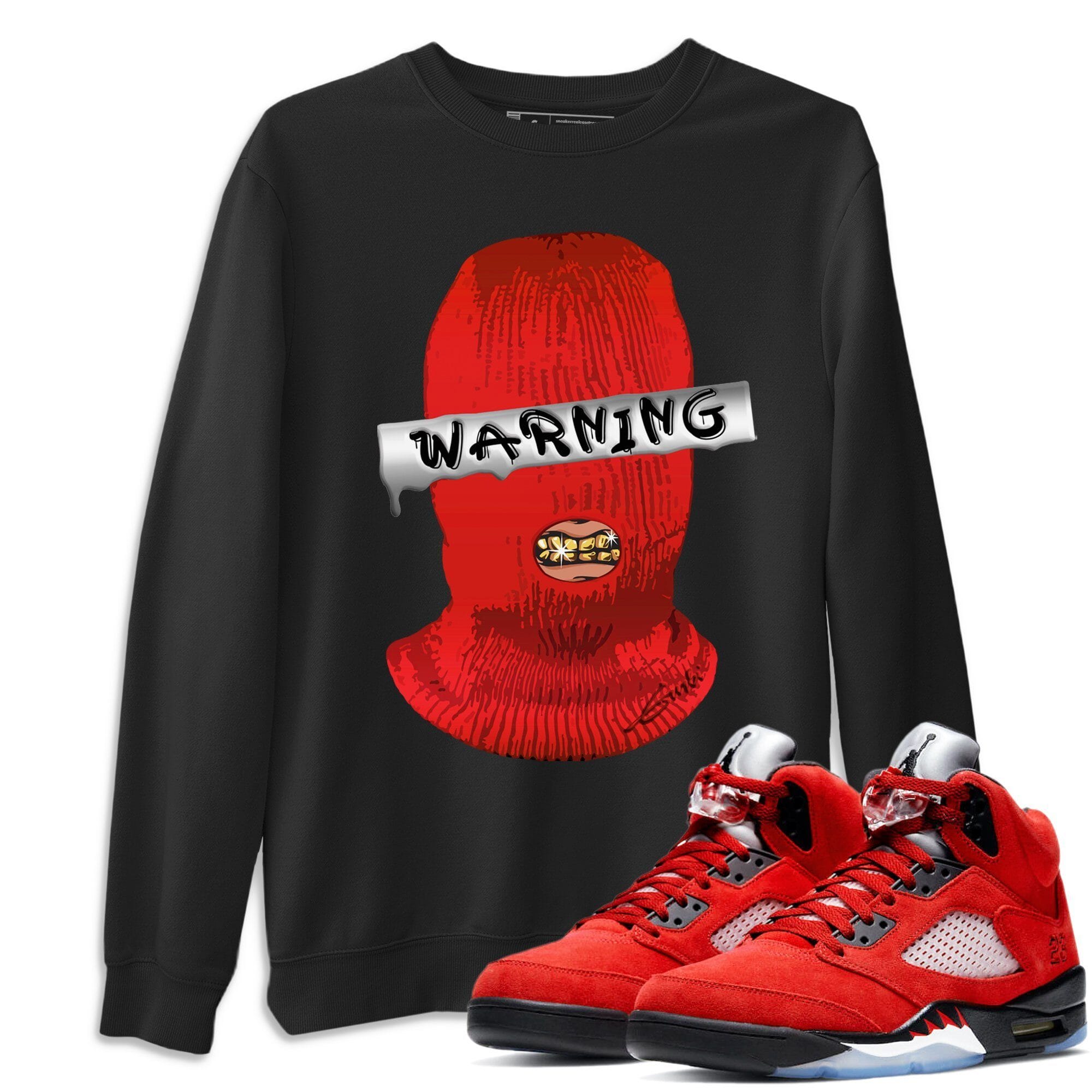 Warning Unisex Tops - Air Jordan 5 Raging Bull
