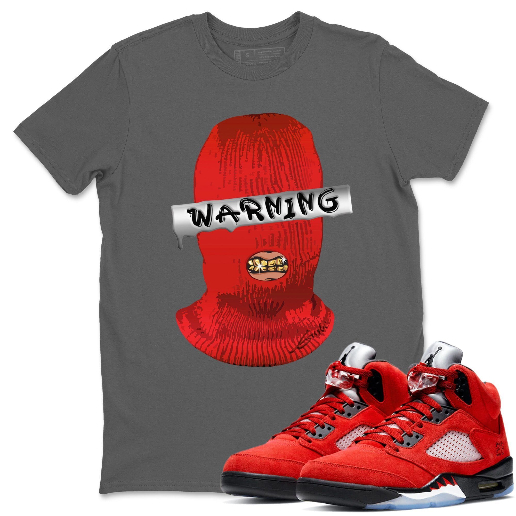 Warning Unisex Tops - Air Jordan 5 Raging Bull