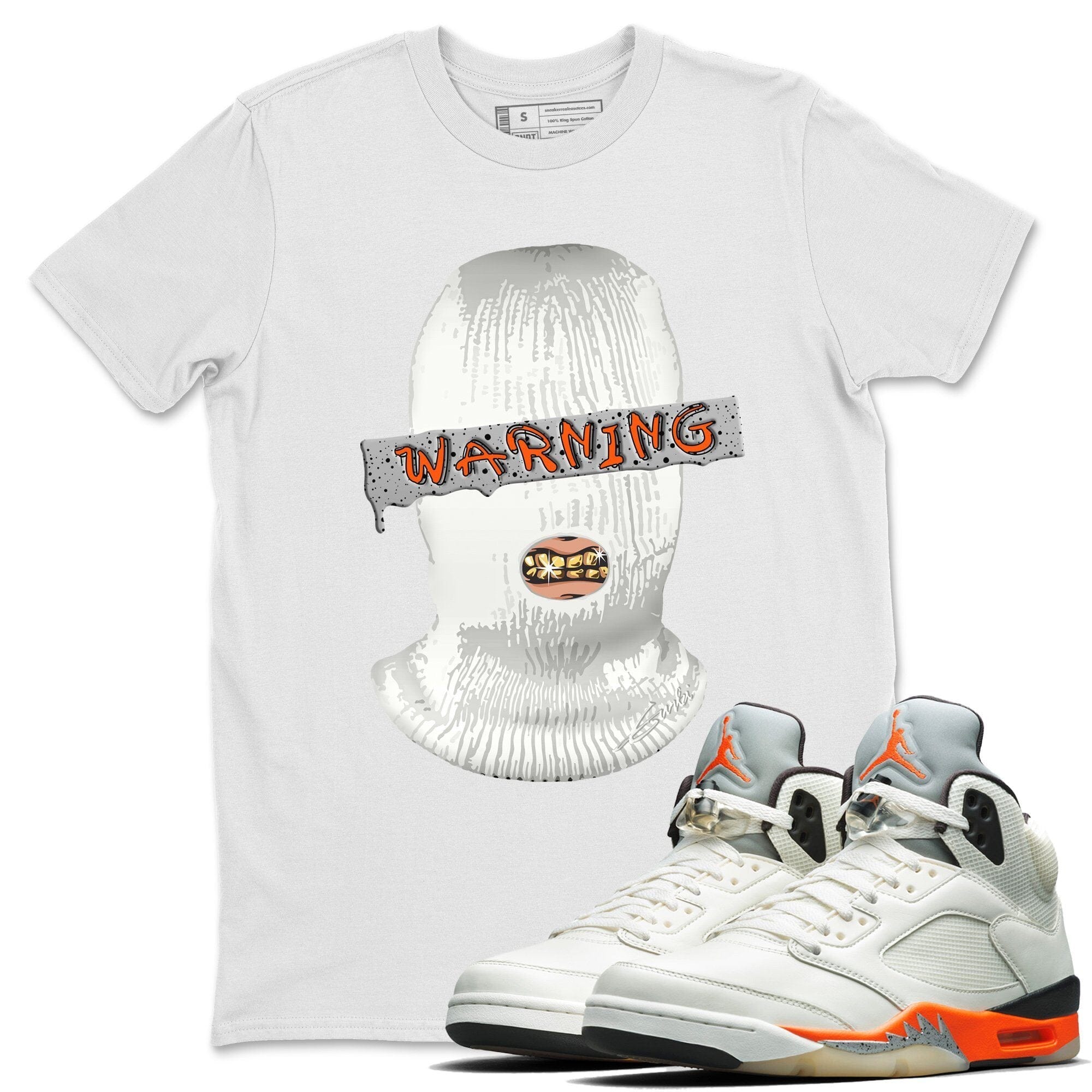 Warning Unisex Tops - Air Jordan 5 Shattered Backboard
