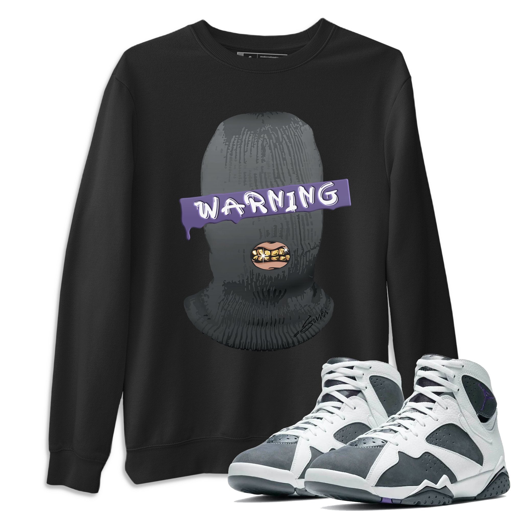 Warning Unisex Tops - Air Jordan 7 Flint