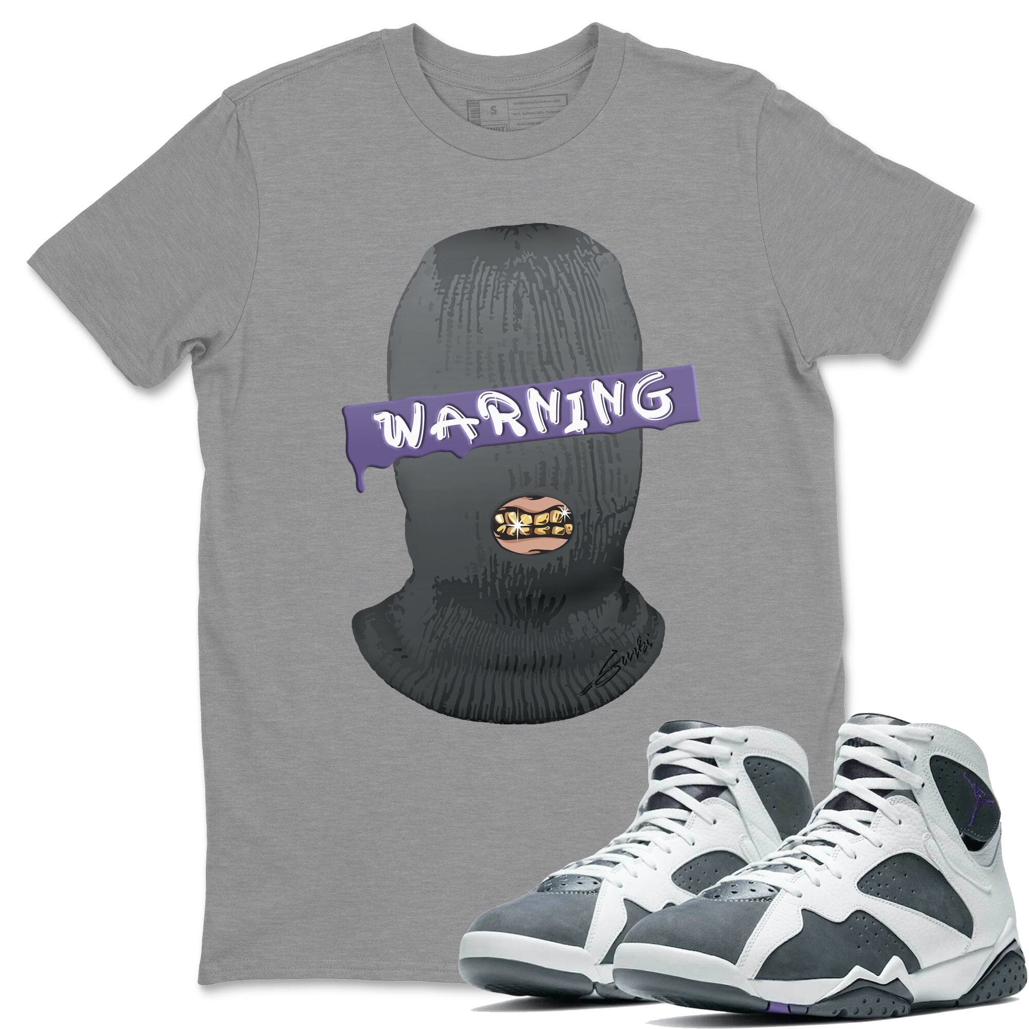Warning Unisex Tops - Air Jordan 7 Flint