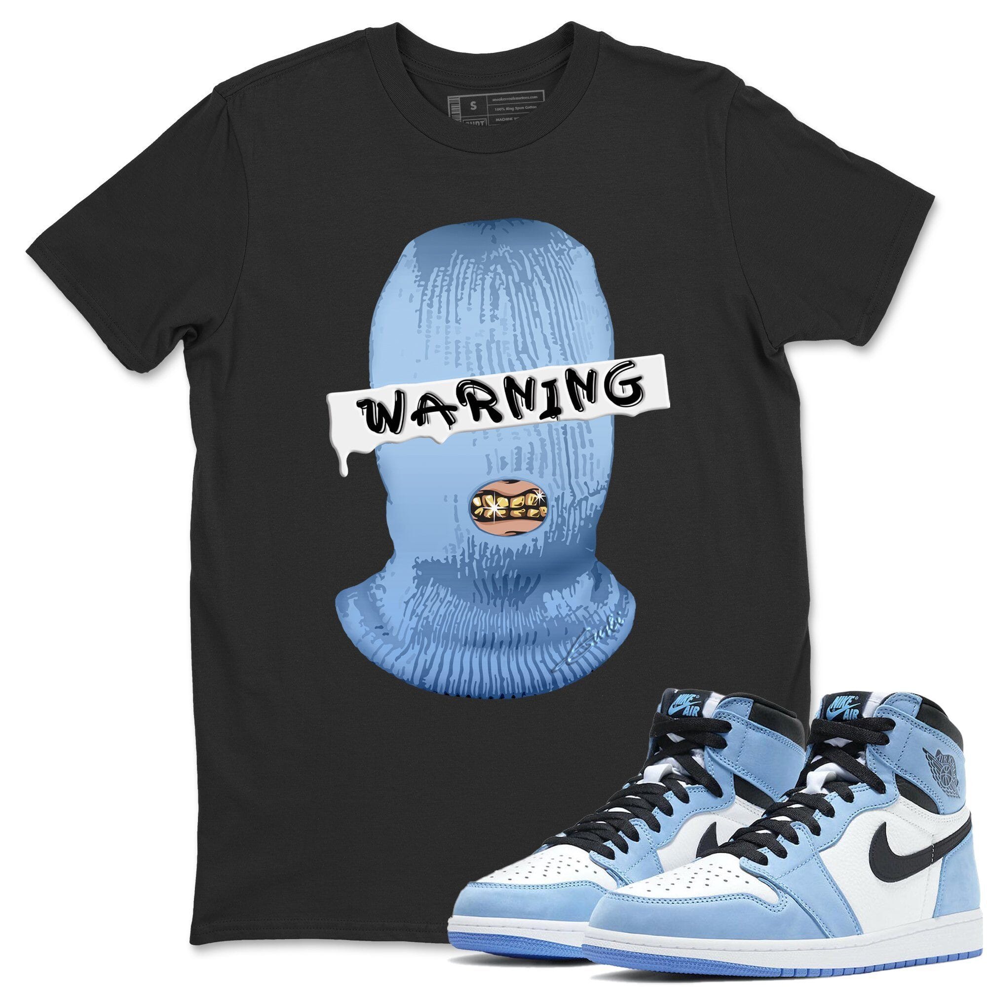 Warning Unisex Tops - Air Jordan 1 University Blue