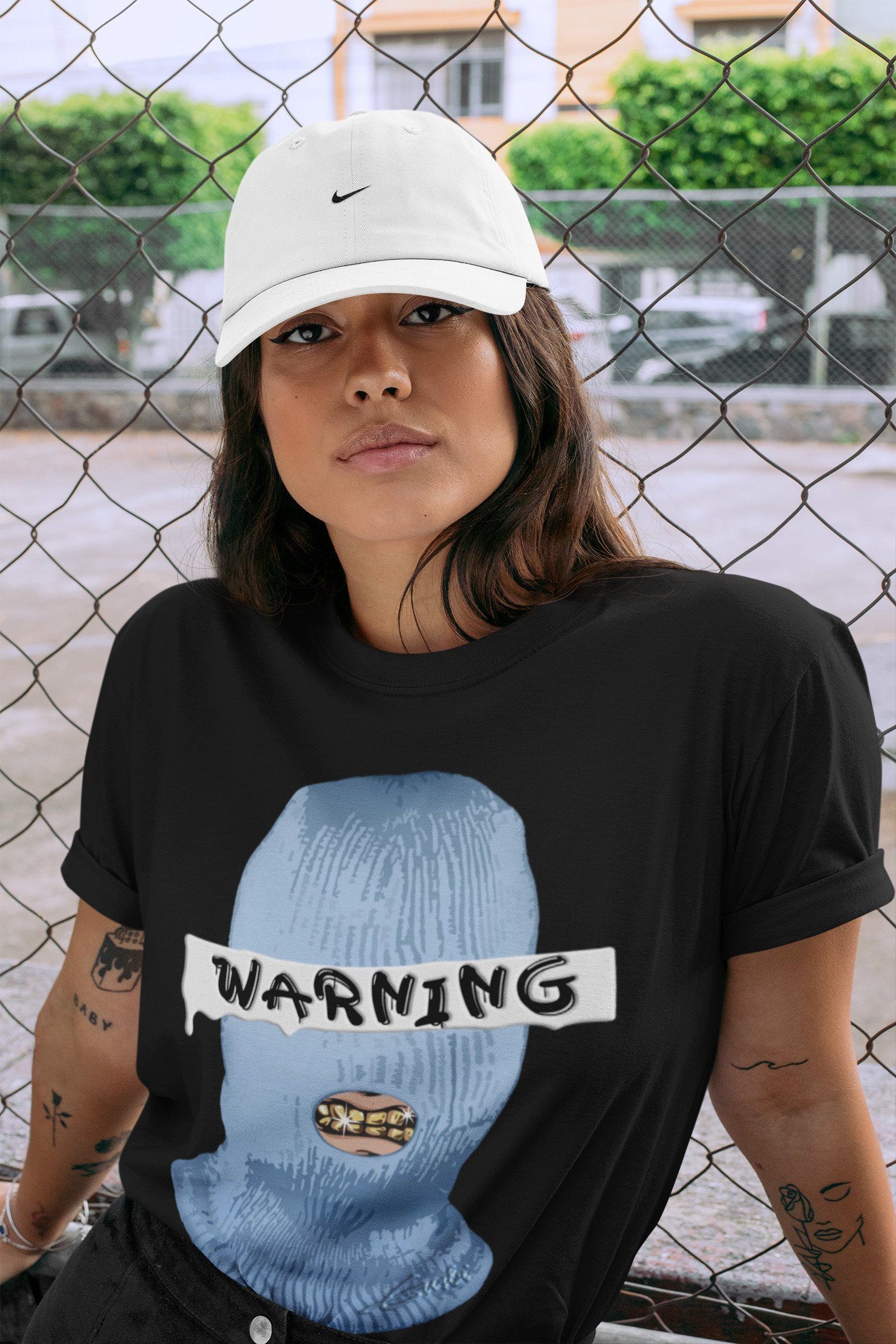 Warning Unisex Tops - Air Jordan 1 University Blue