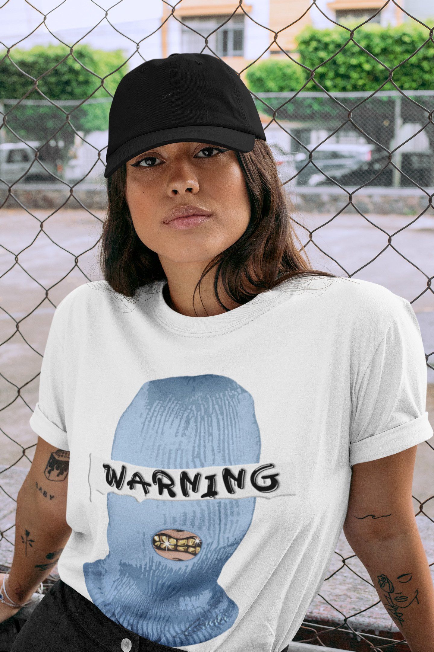 Warning Unisex Tops - Air Jordan 1 University Blue