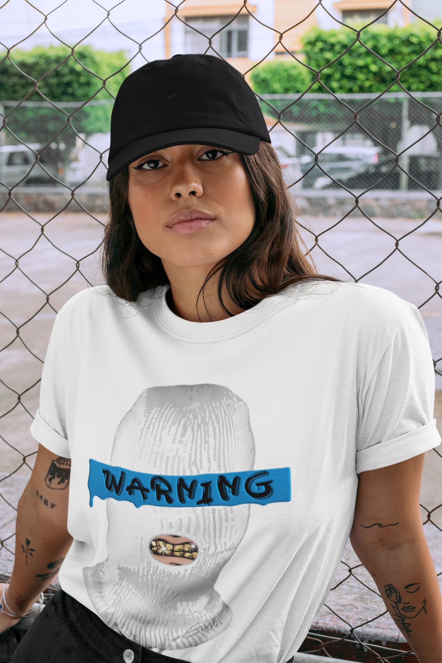 Warning Unisex Tops - Air Jordan 1 Travis Scott Fragment