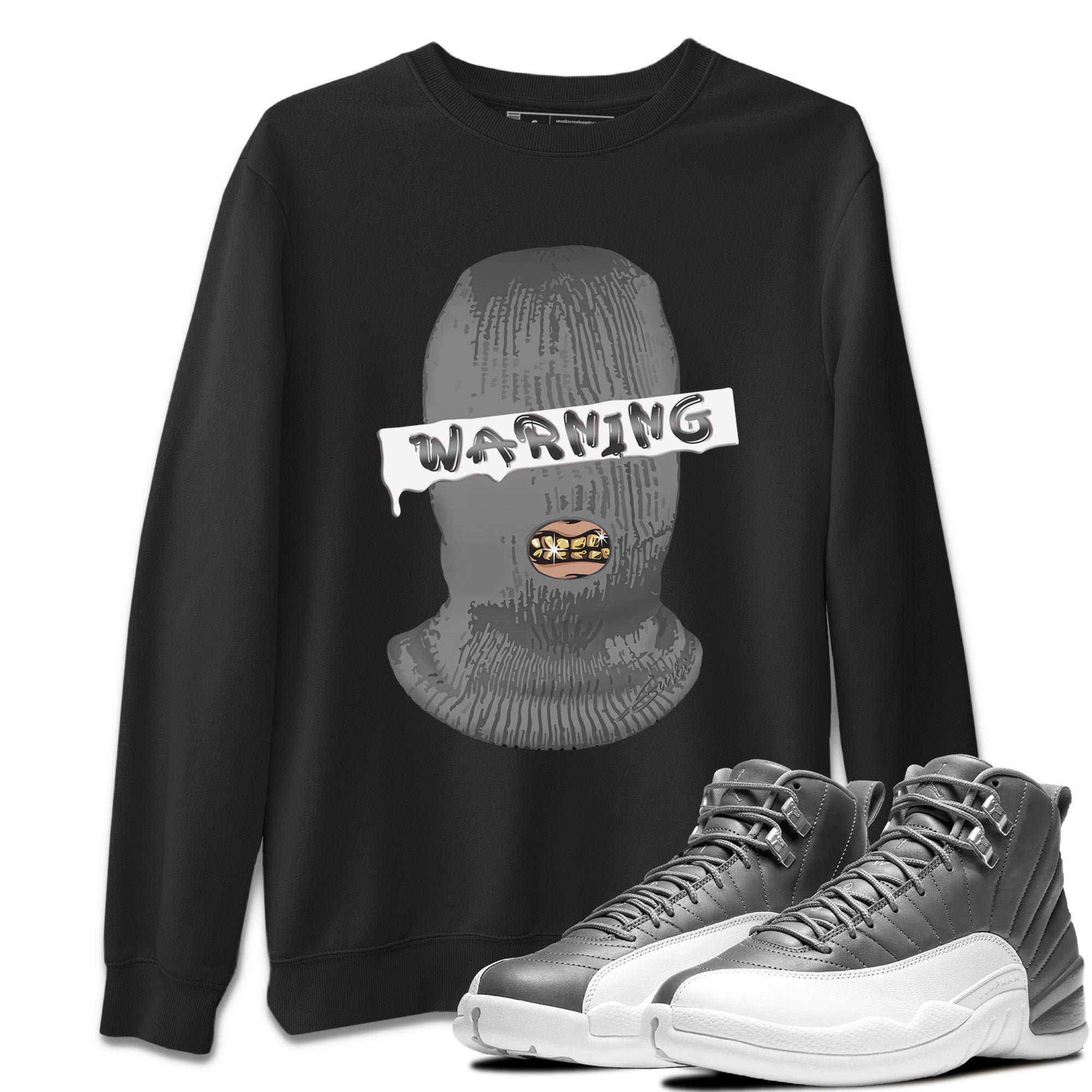 Warning Unisex Tops - Air Jordan 12 Stealth