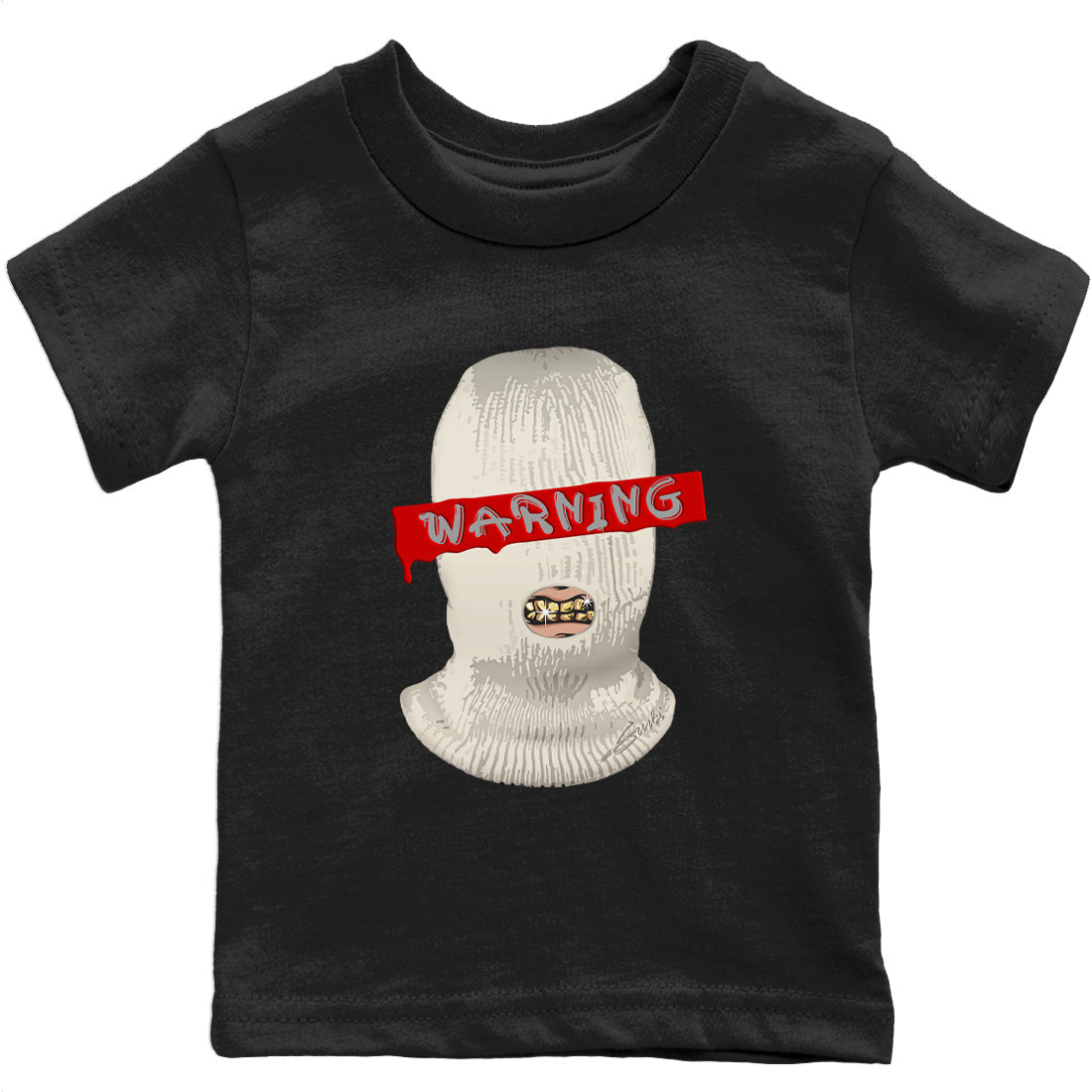 Warning Kids Tops - Air Jordan 3 Muslin
