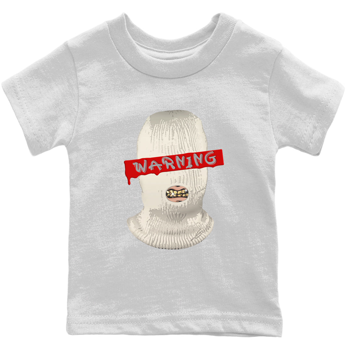 Warning Kids Tops - Air Jordan 3 Muslin