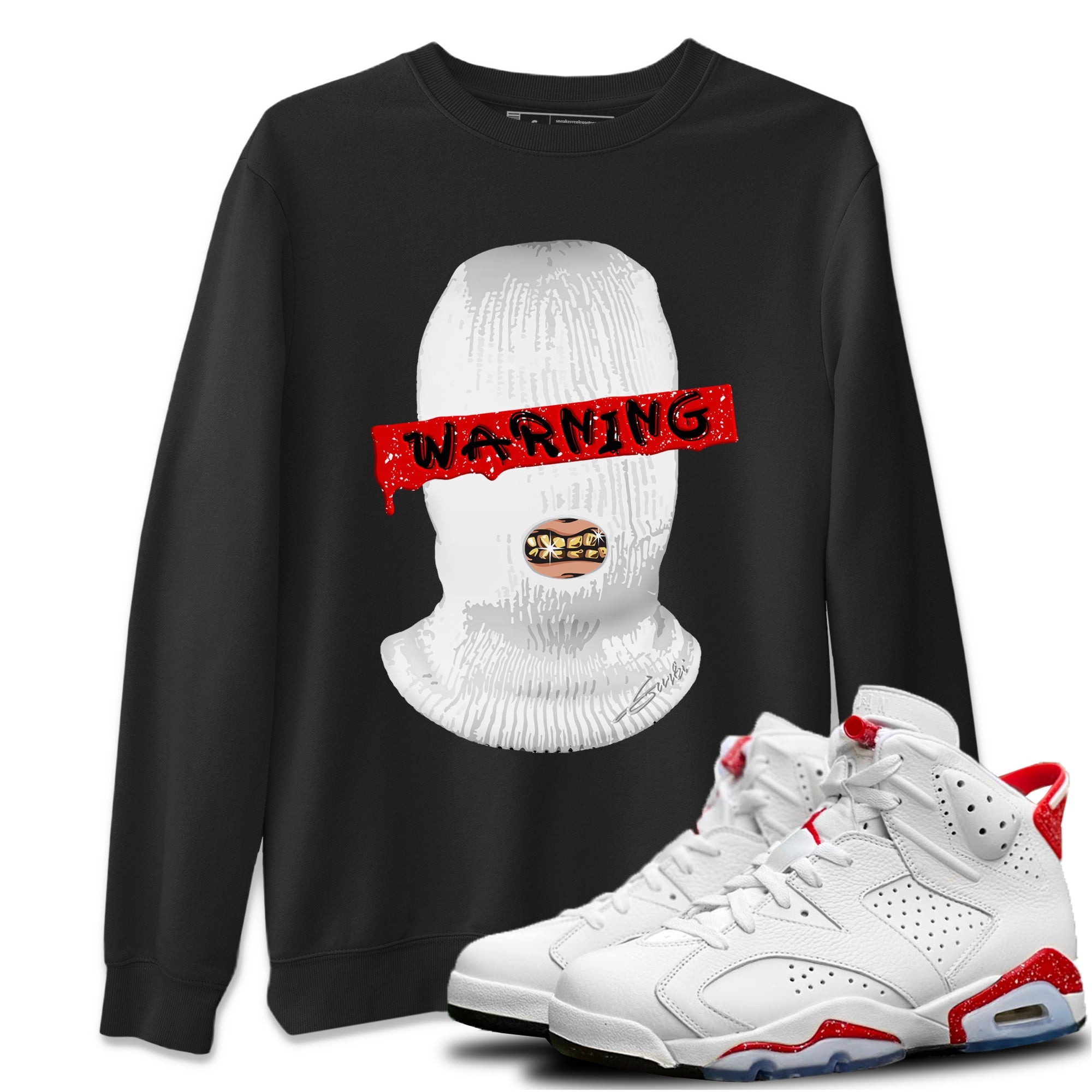Warning Unisex Tops - Air Jordan 6 Red Velvet Cookies