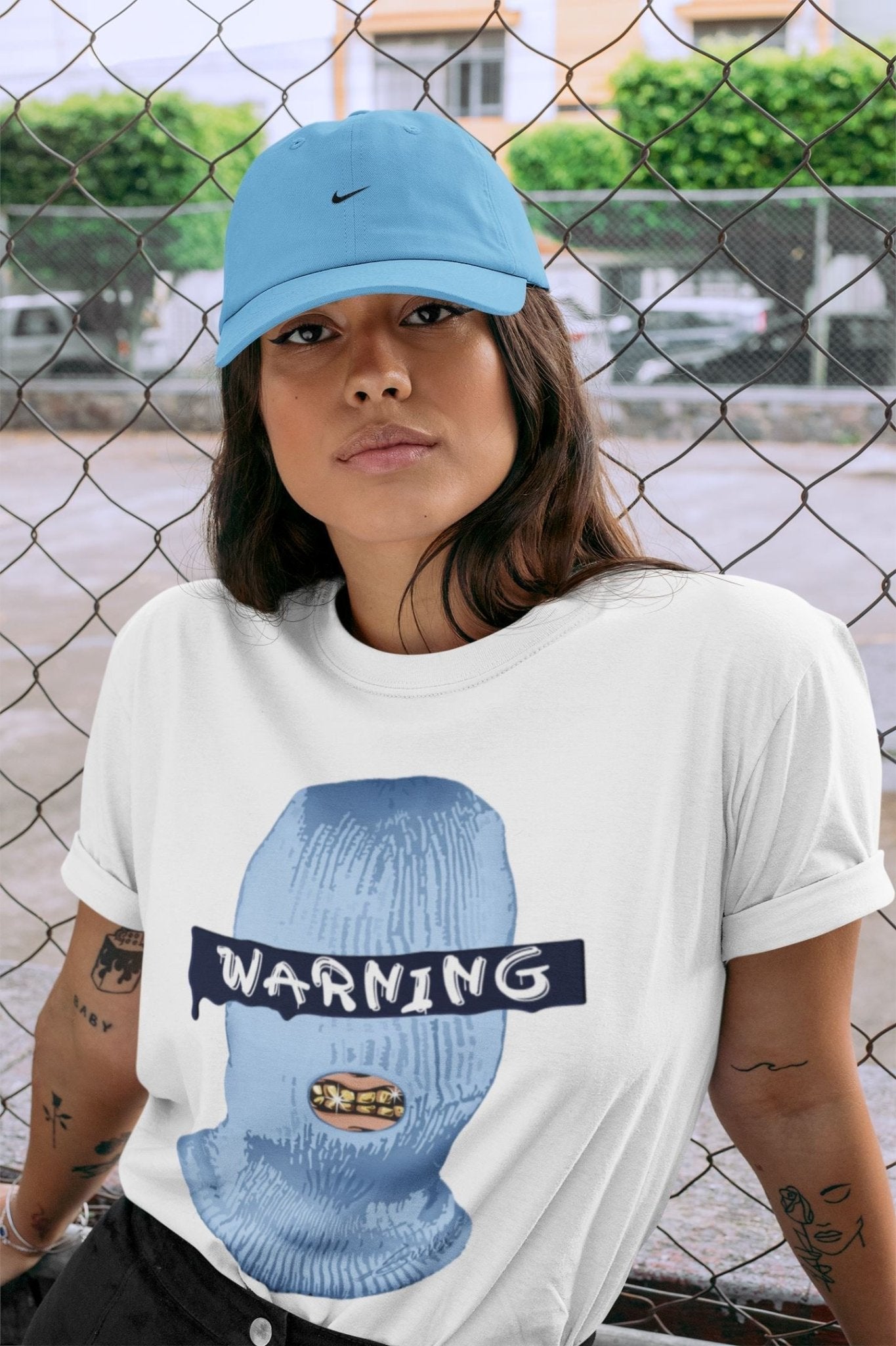 Warning Unisex Tops - Air Jordan 6 UNC