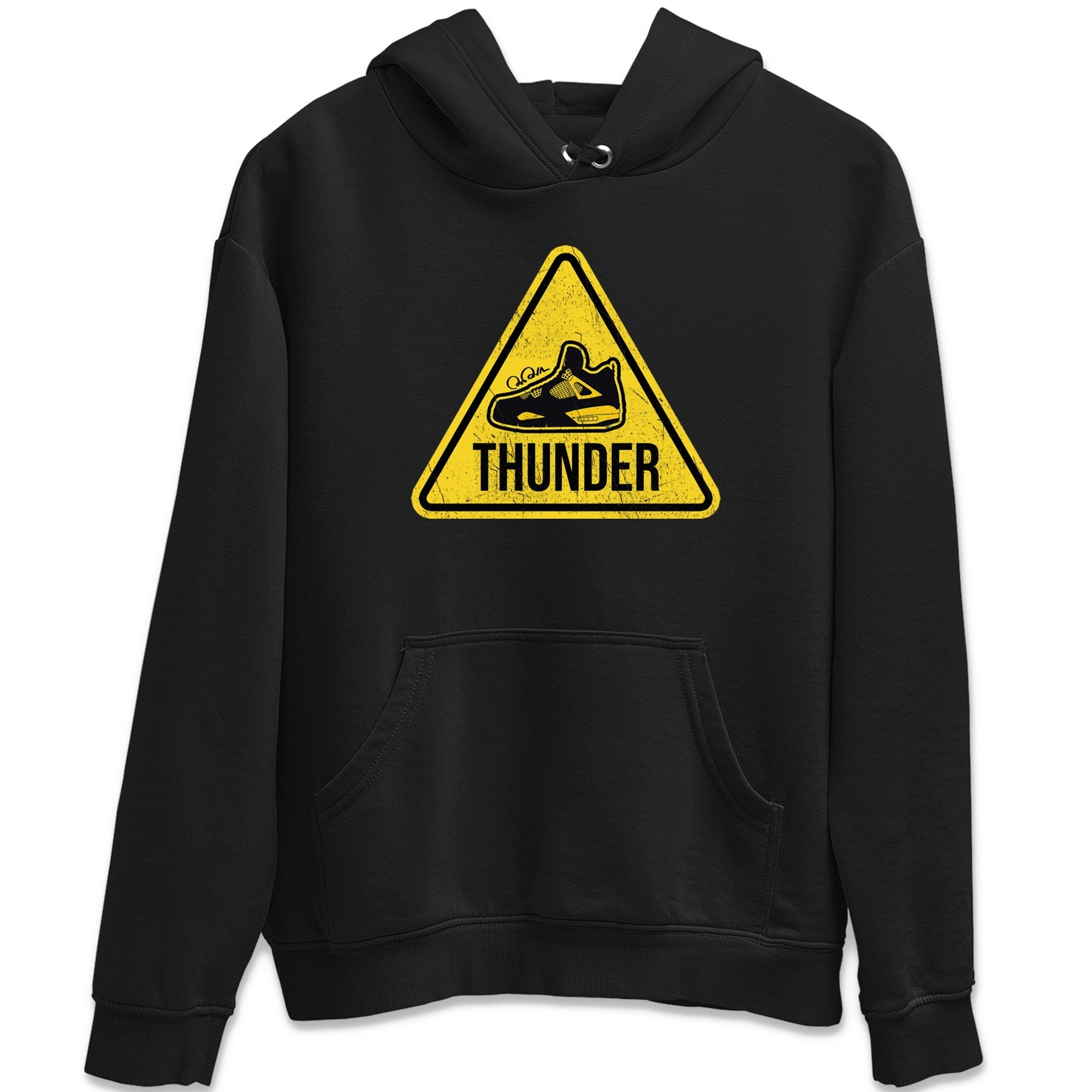 Warning Sign Unisex Tops - Air Jordan 4 Thunder