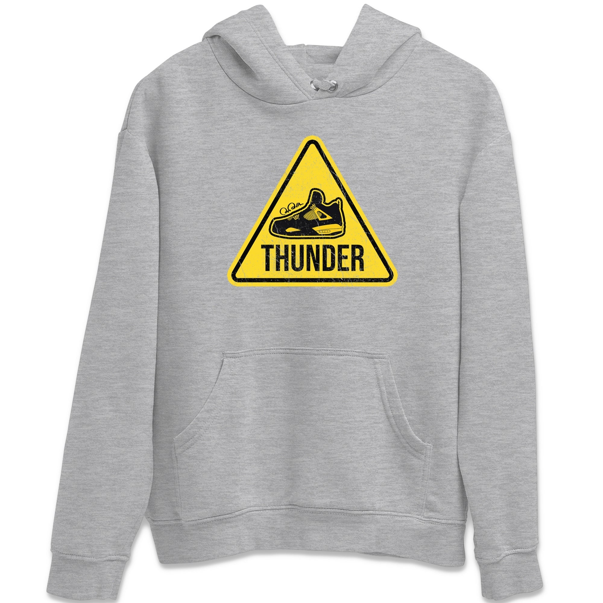 Warning Sign Unisex Tops - Air Jordan 4 Thunder
