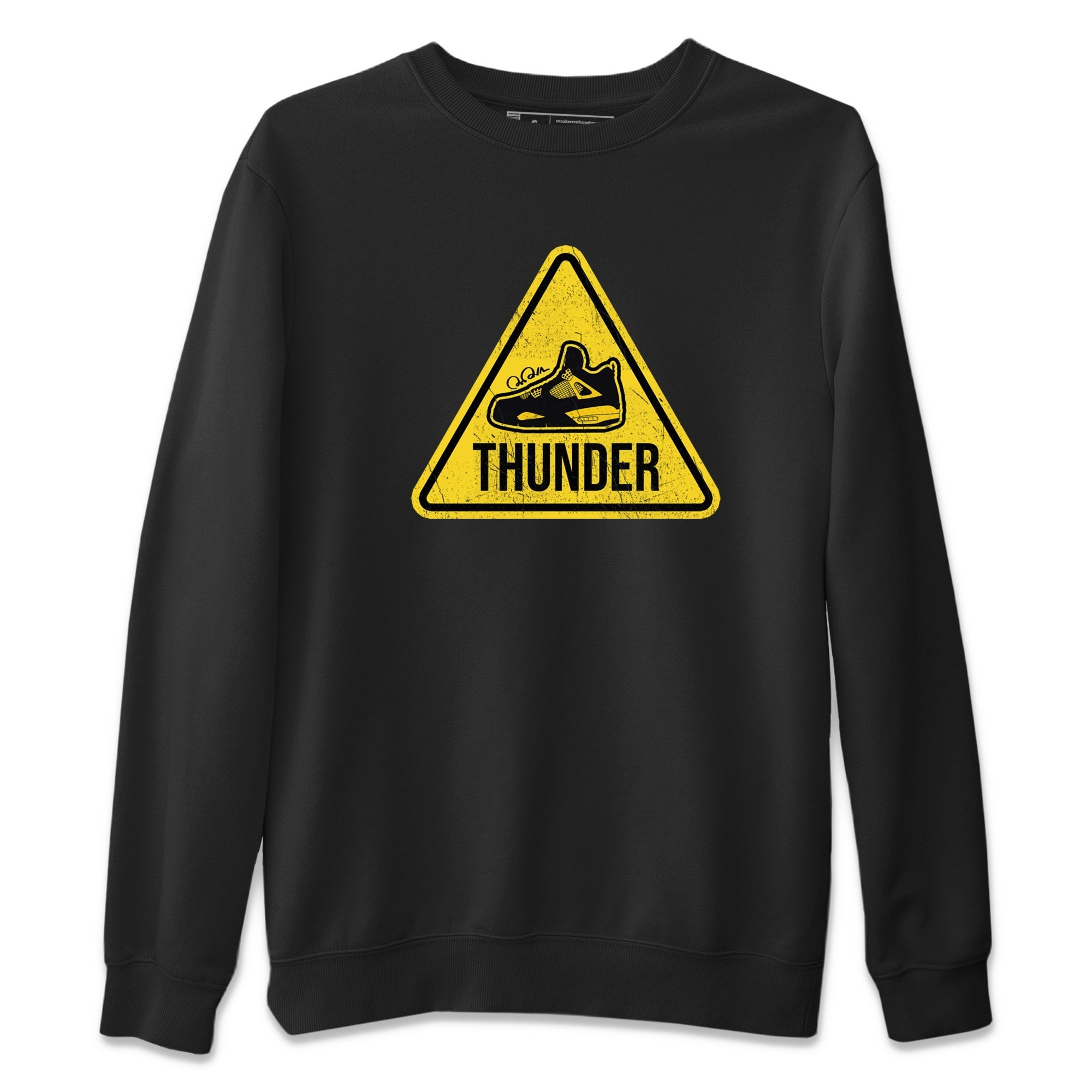 Warning Sign Unisex Tops - Air Jordan 4 Thunder