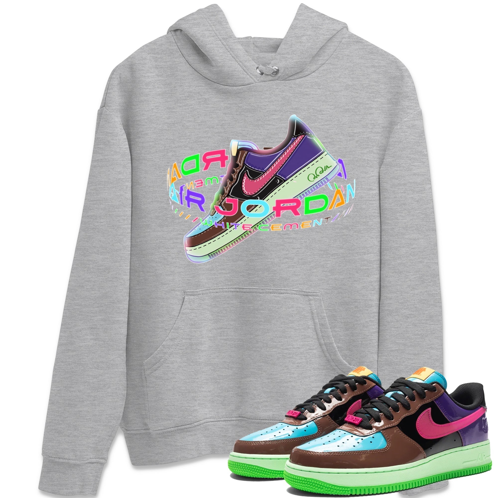 Warping Space Unisex Tops - Air Force 1 Undefeated Fauna Brown