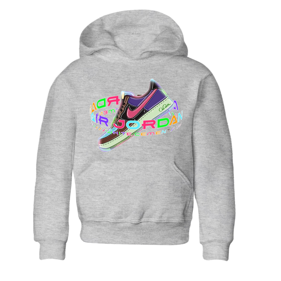 Warping Space Kids Tops - Air Force 1 Undefeated Fauna Brown