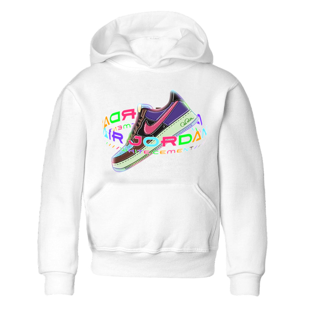 Warping Space Kids Tops - Air Force 1 Undefeated Fauna Brown