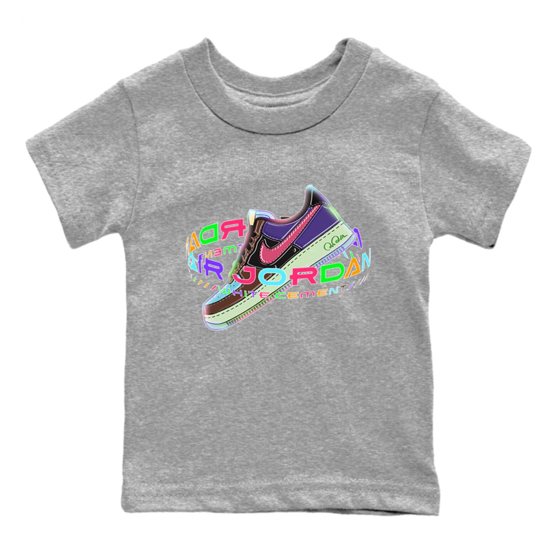 Warping Space Kids Tops - Air Force 1 Undefeated Fauna Brown