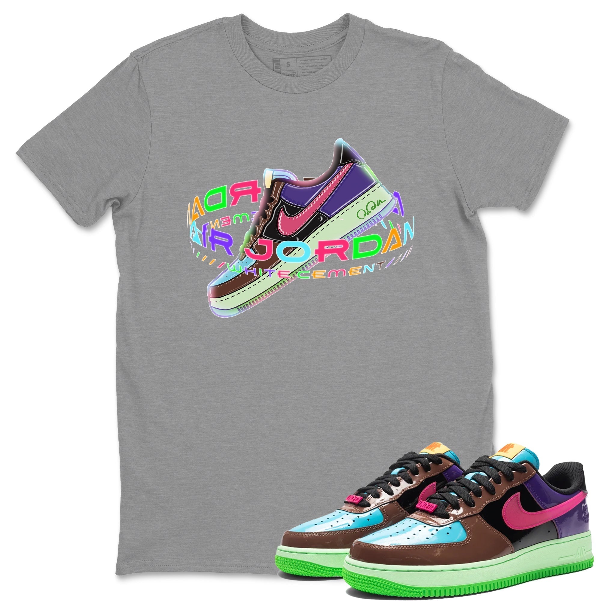 Warping Space Unisex Tops - Air Force 1 Undefeated Fauna Brown
