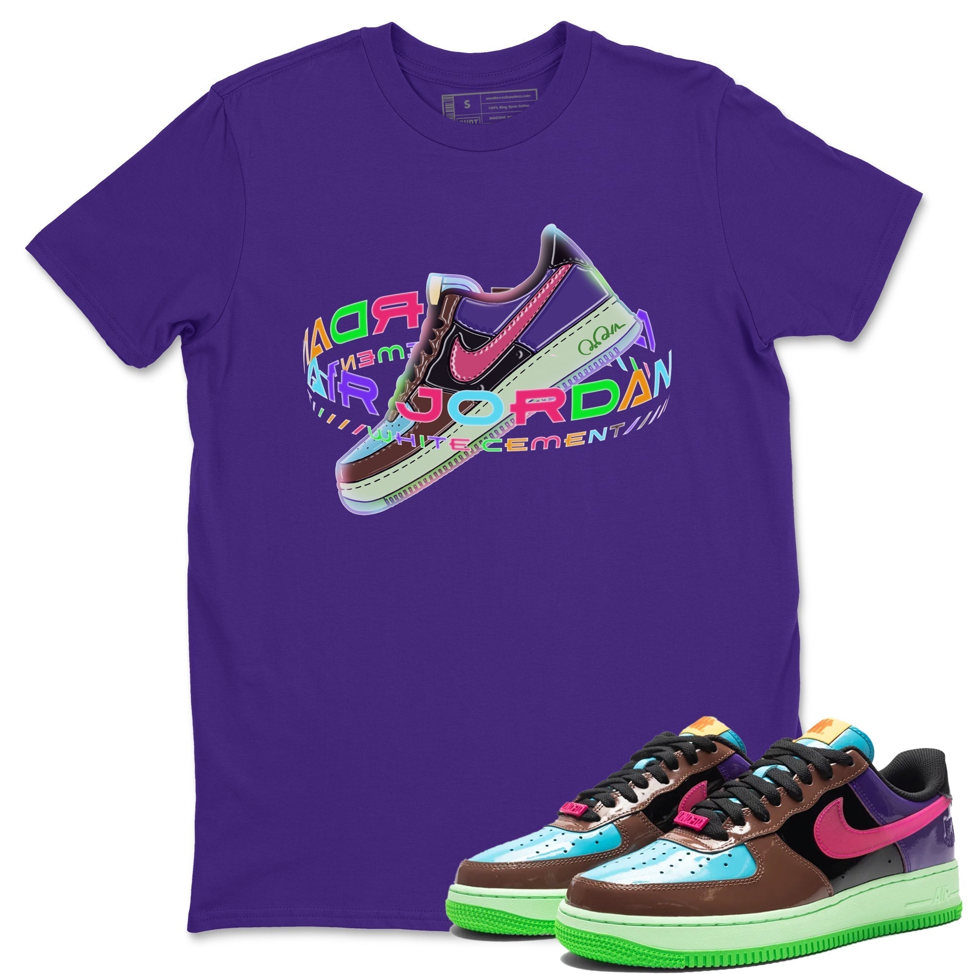 Warping Space Unisex Tops - Air Force 1 Undefeated Fauna Brown