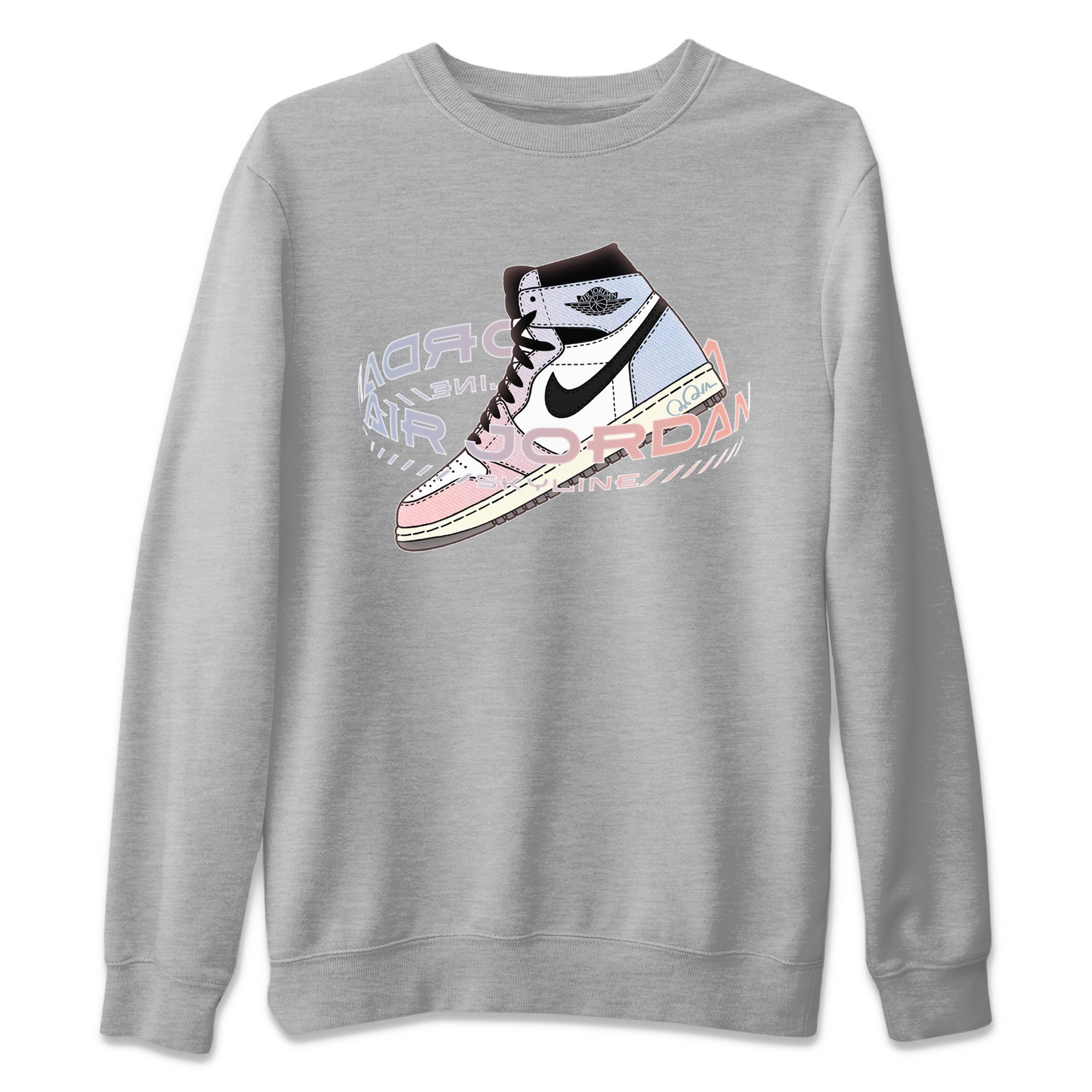 Warping Space Unisex Tops - Air Jordan 1 Skyline