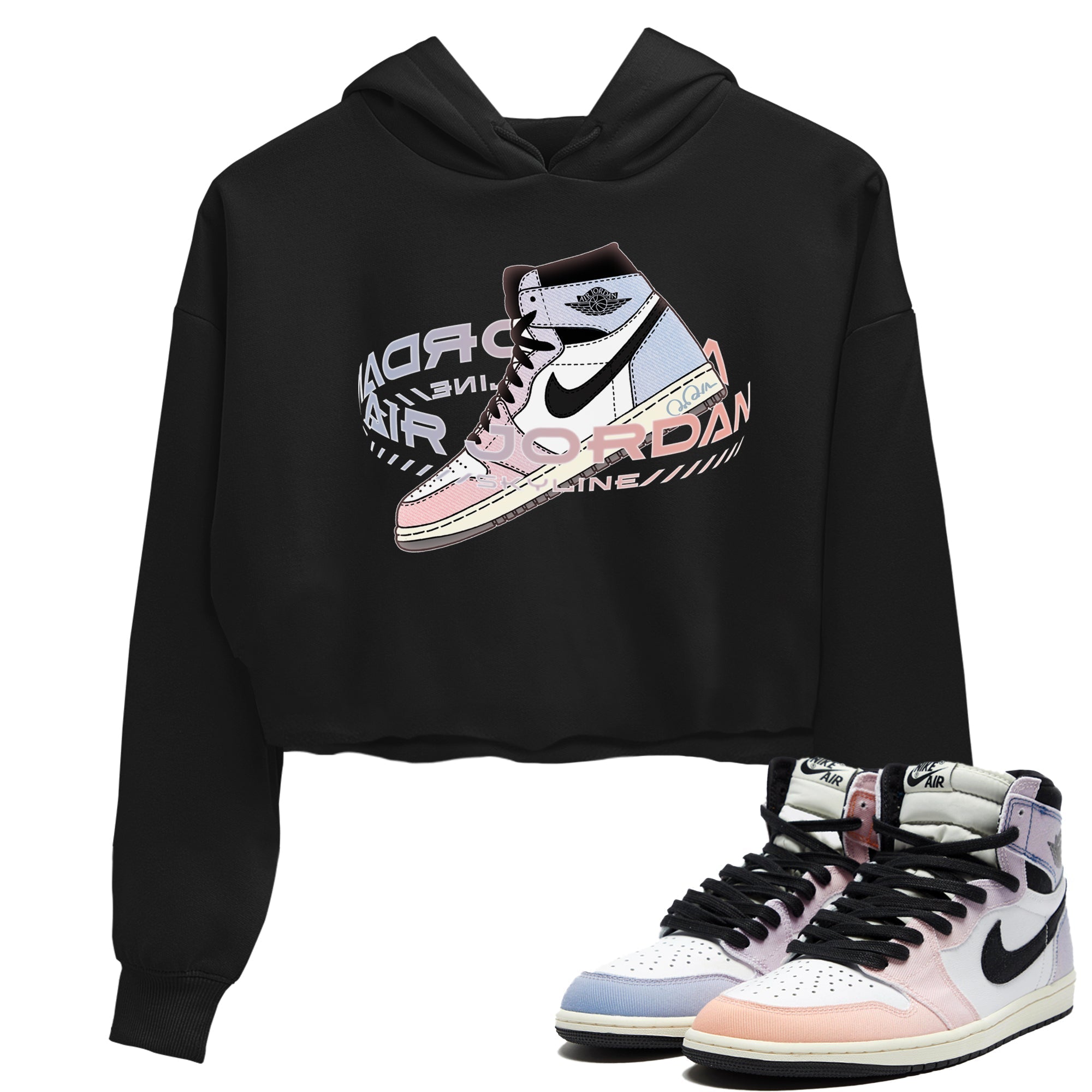 Warping Space Women's Tops - Air Jordan 1 Skyline