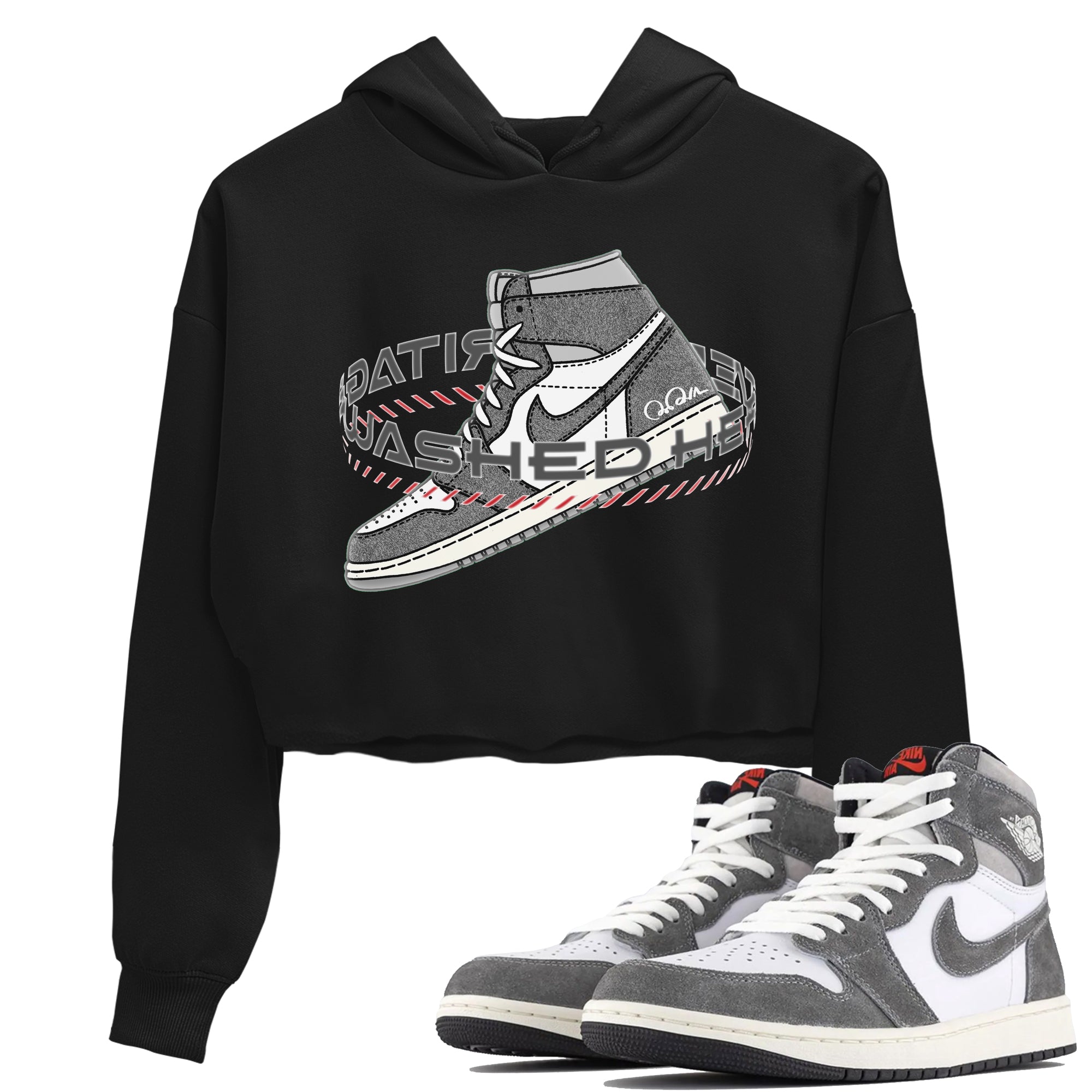 Warping Space Women's Tops - Air Jordan 1 Washed Heritage