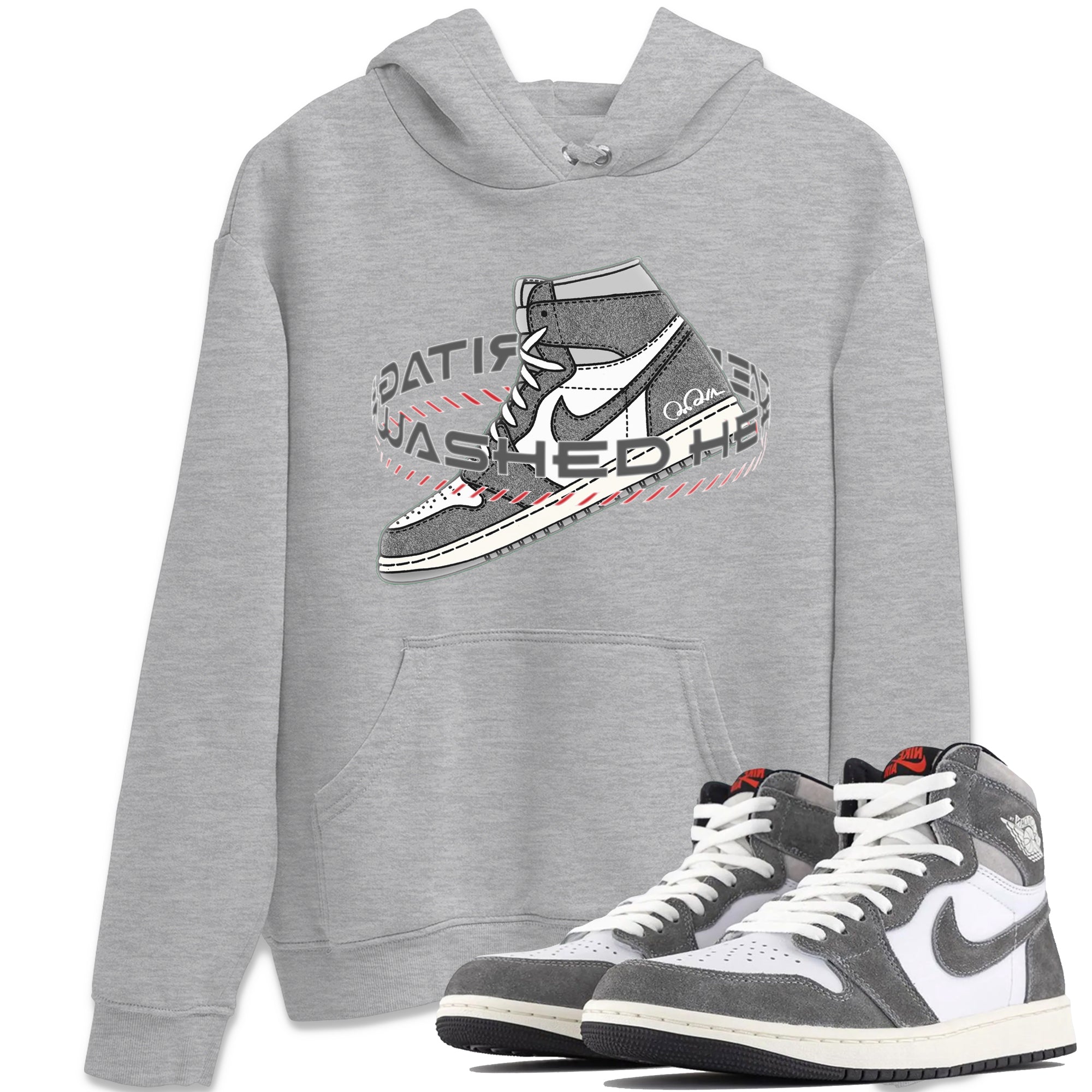Warping Space Unisex Tops - Air Jordan 1 Washed Heritage