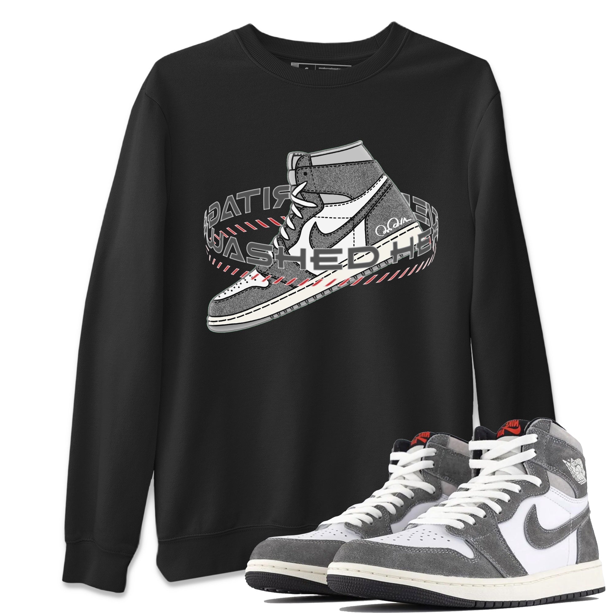 Warping Space Unisex Tops - Air Jordan 1 Washed Heritage