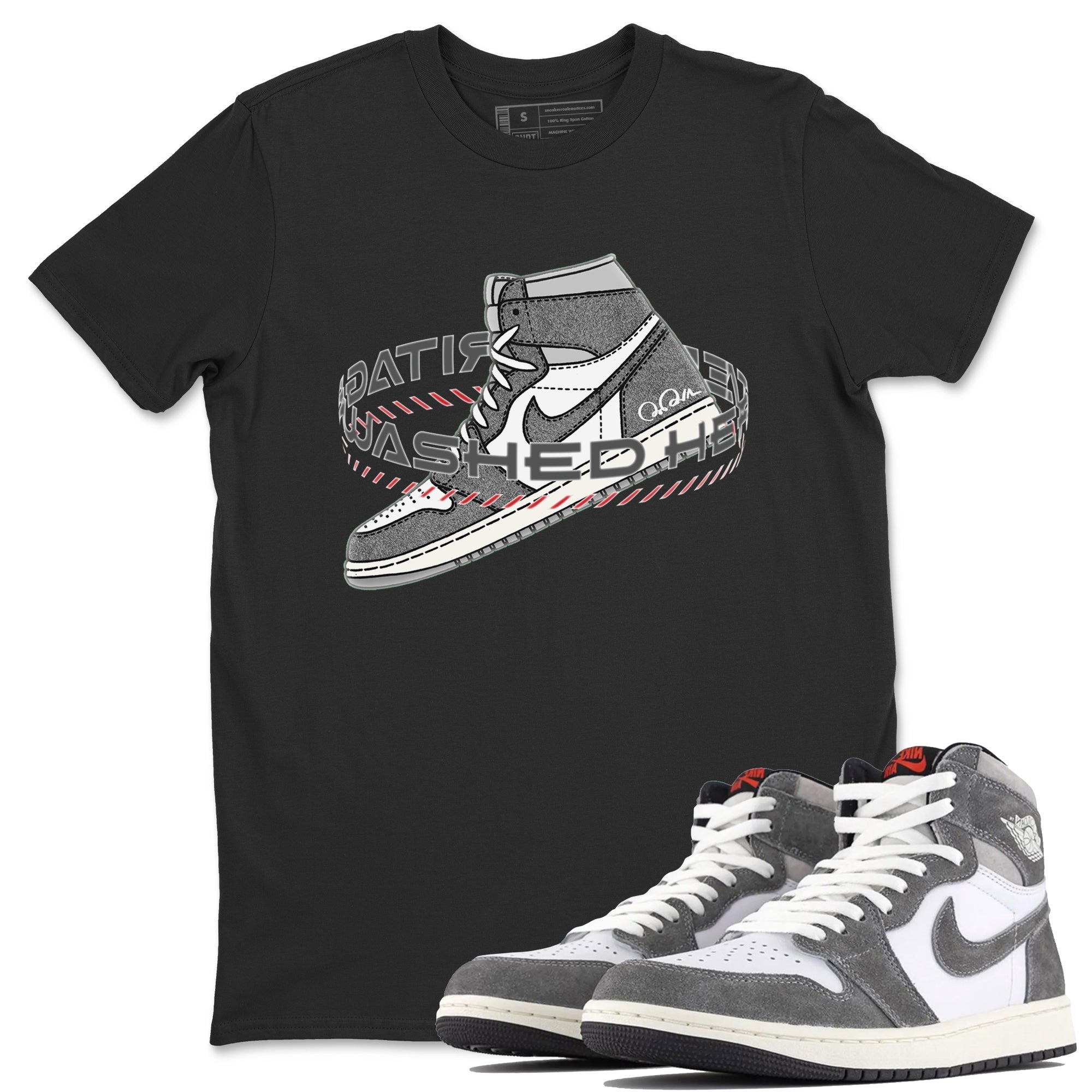 Warping Space Unisex Tops - Air Jordan 1 Washed Heritage