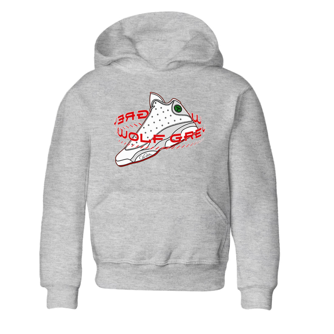 Warping Space Kids Tops - Air Jordan 13 Wolf Grey