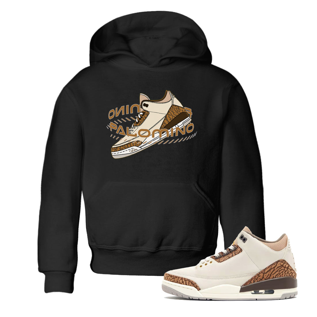 Warping Space Kids Tops - Air Jordan 3 Palomino