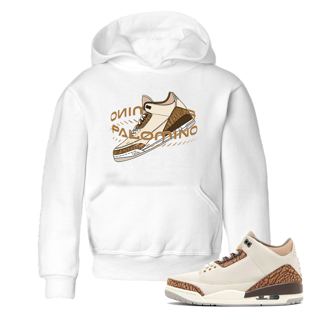 Warping Space Kids Tops - Air Jordan 3 Palomino