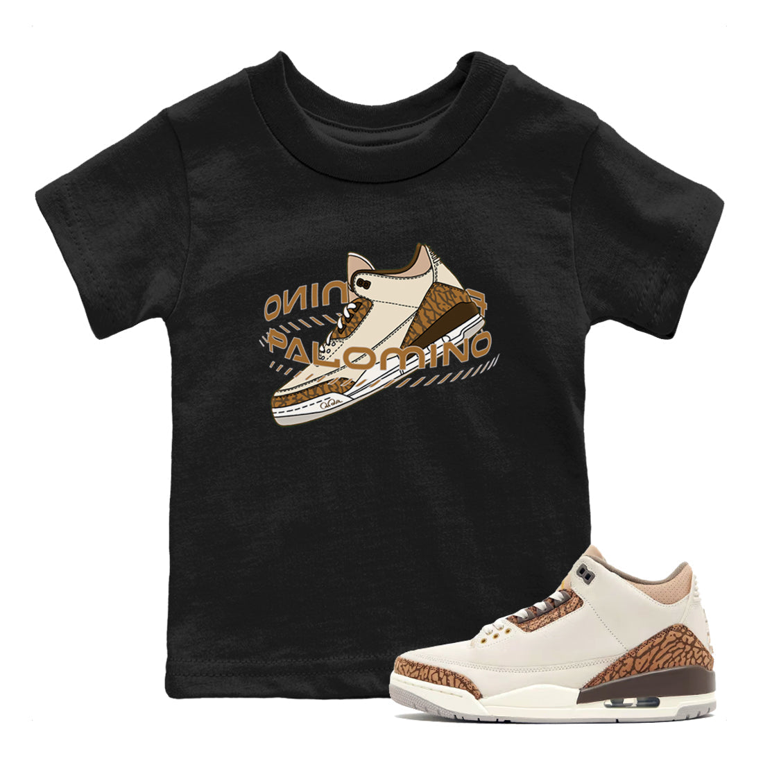 Warping Space Kids Tops - Air Jordan 3 Palomino