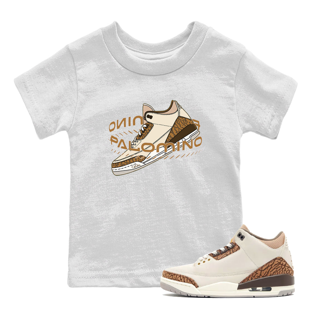 Warping Space Kids Tops - Air Jordan 3 Palomino