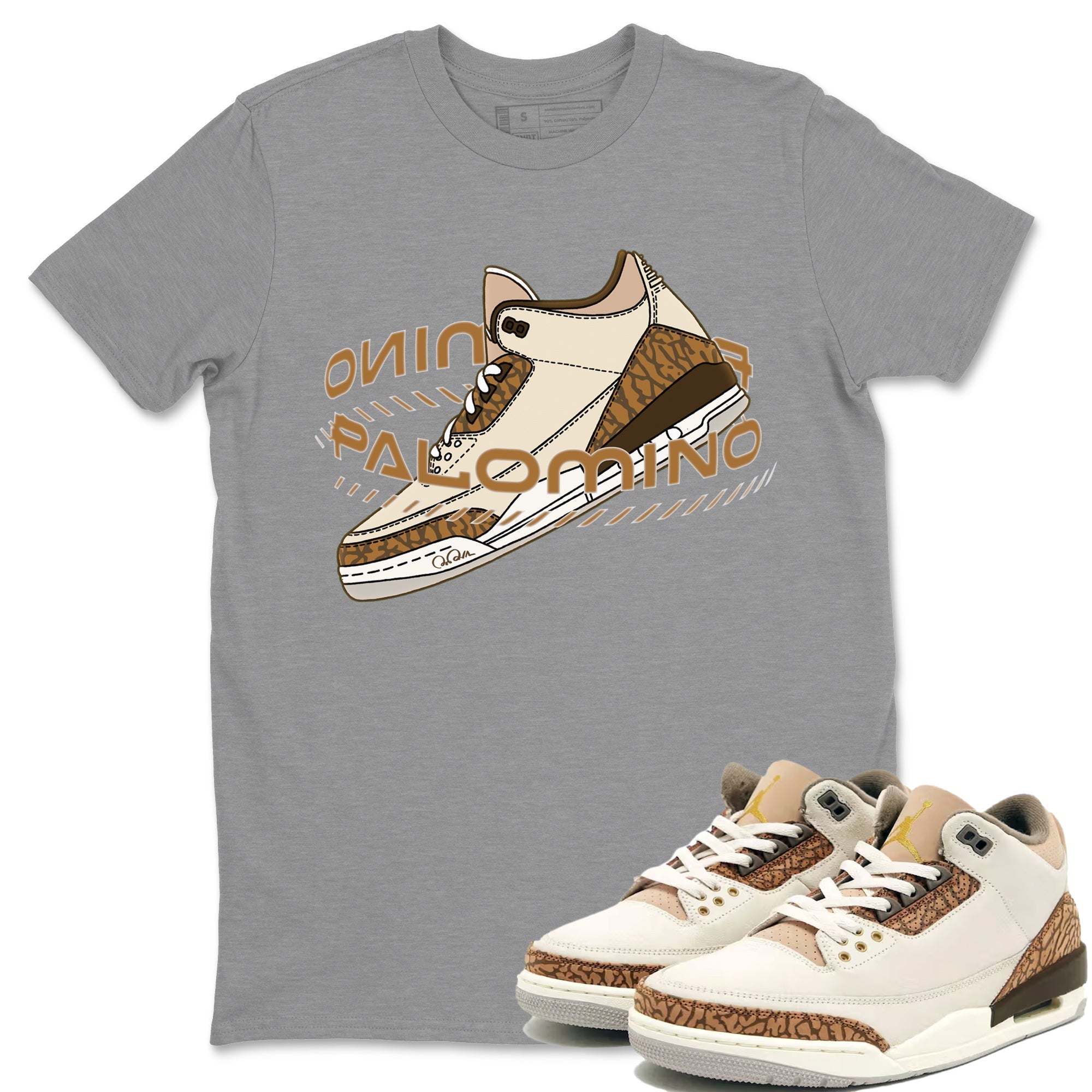 Warping Space Unisex Tops - Air Jordan 3 Palomino