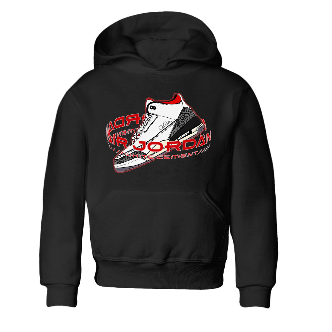 Warping Space Kids Tops - Air Jordan 3 White Cement