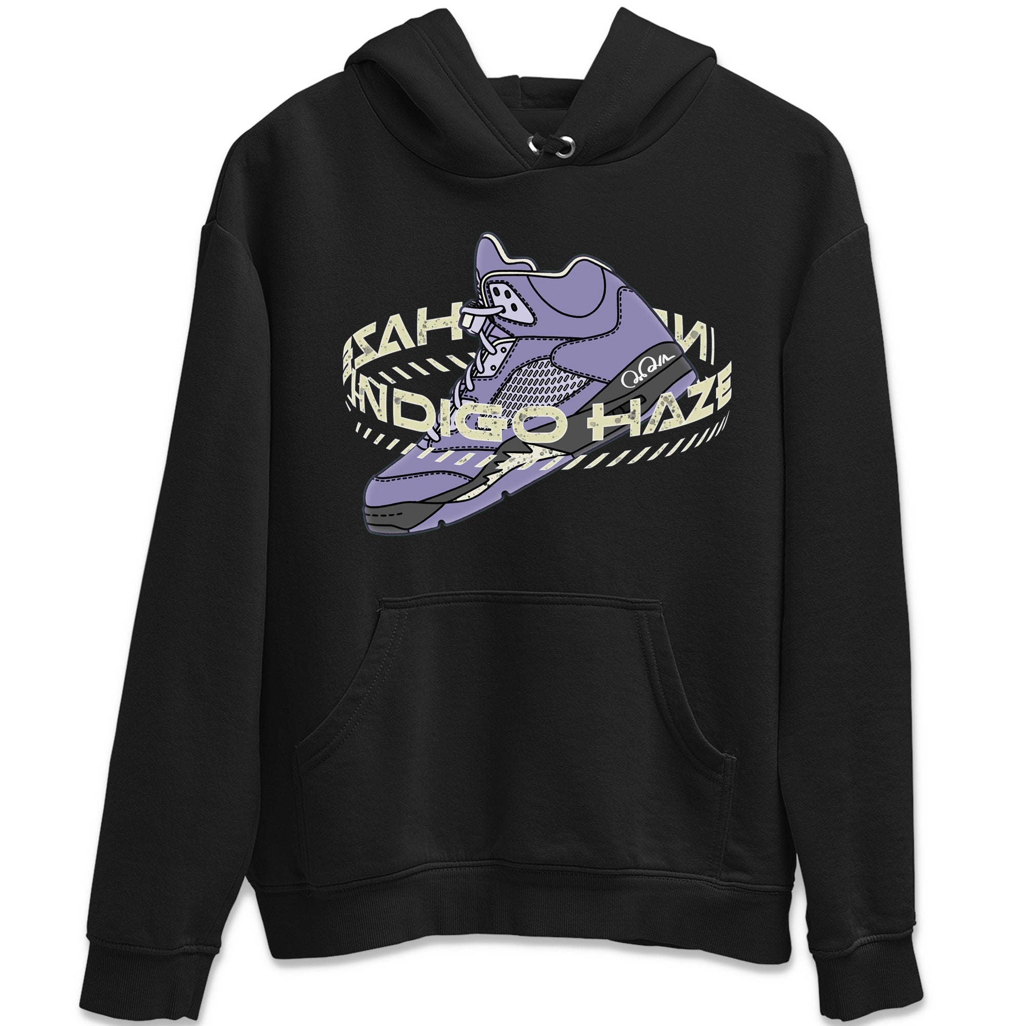 Warping Space Unisex Tops - Air Jordan 5 Indigo Haze
