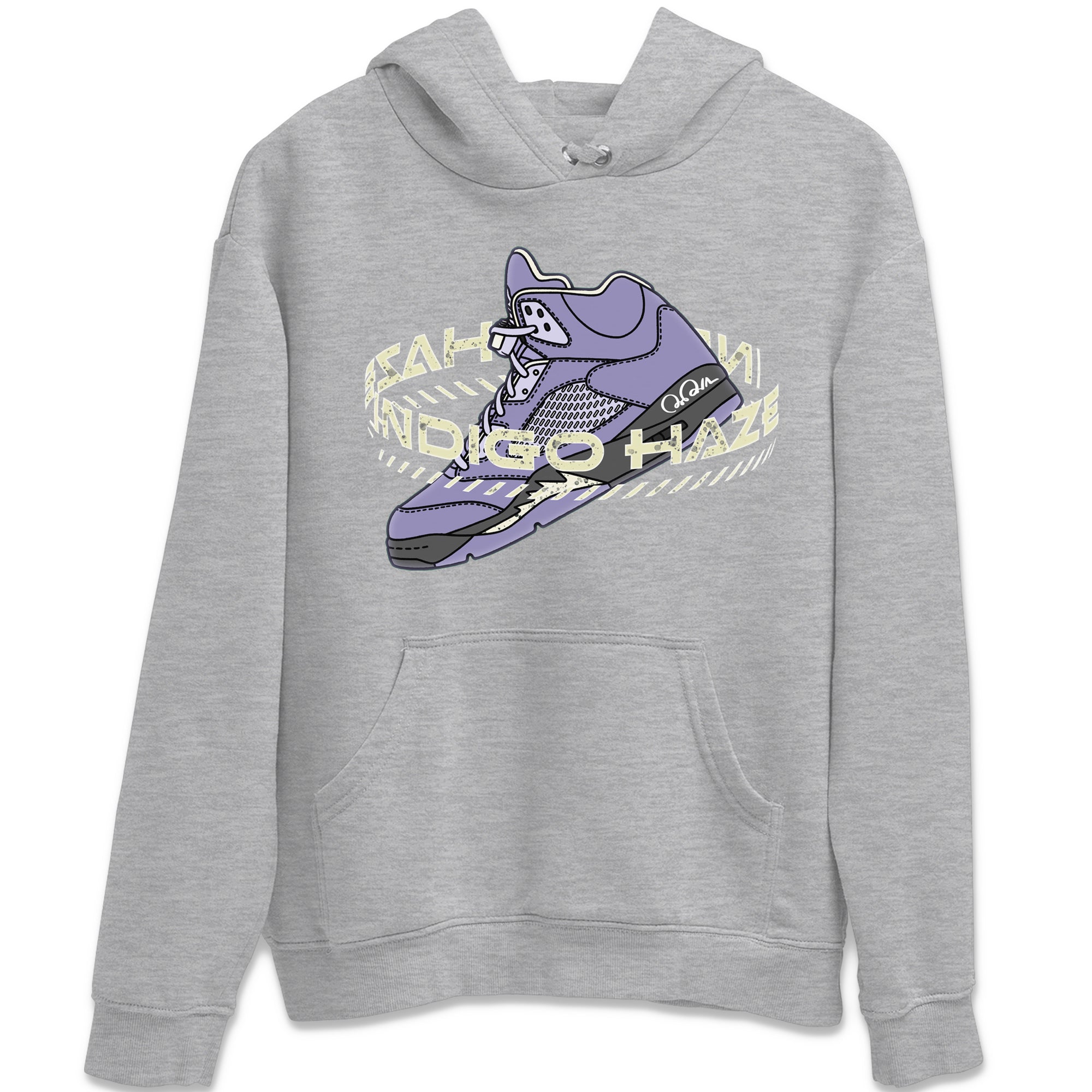 Warping Space Unisex Tops - Air Jordan 5 Indigo Haze