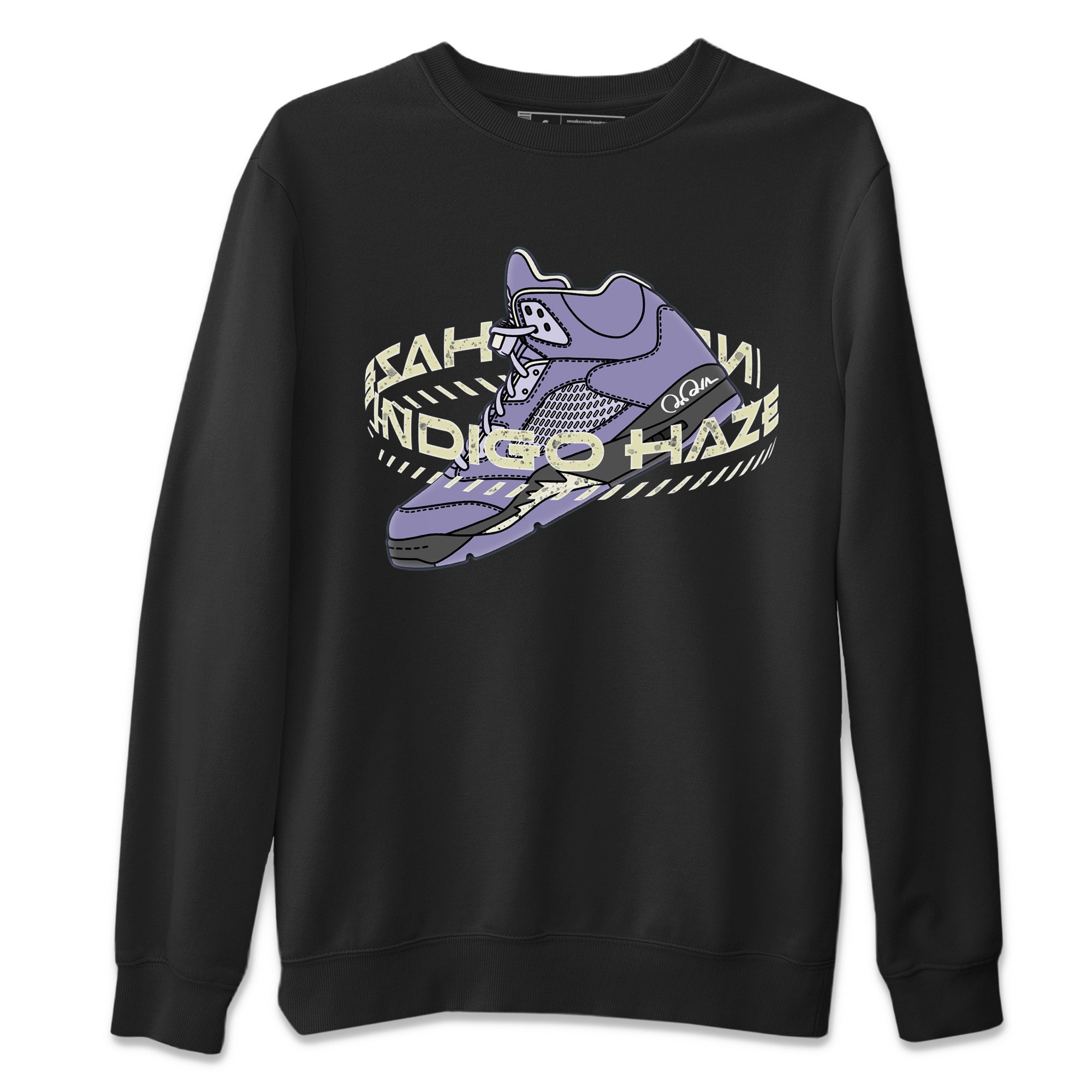 Warping Space Unisex Tops - Air Jordan 5 Indigo Haze