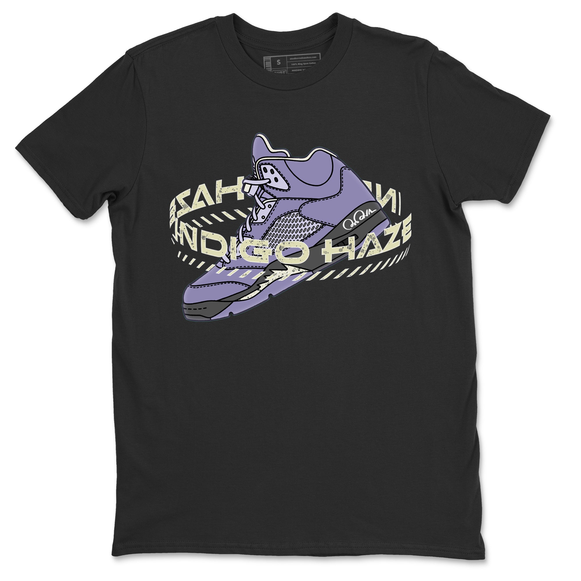 Warping Space Unisex Tops - Air Jordan 5 Indigo Haze