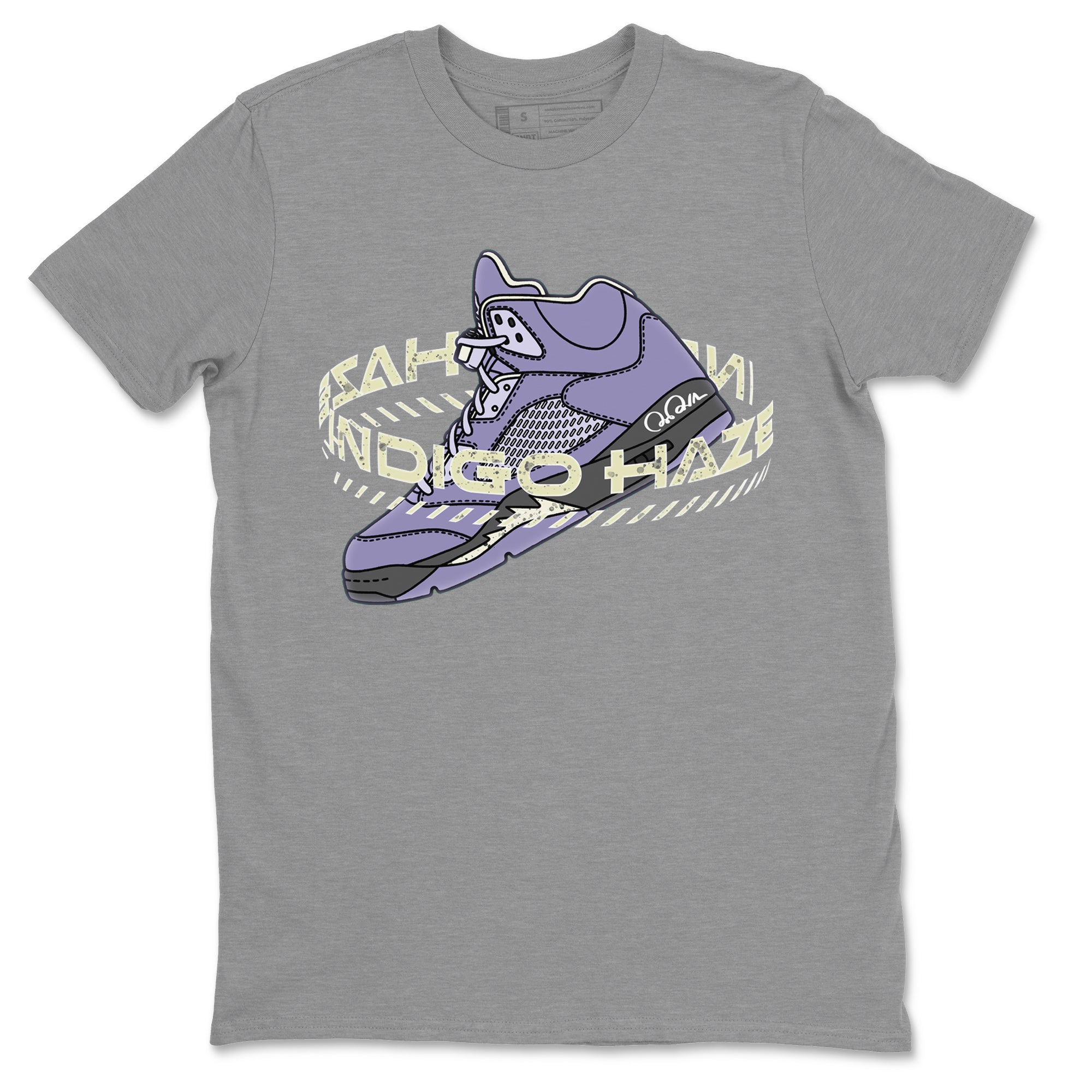 Warping Space Unisex Tops - Air Jordan 5 Indigo Haze