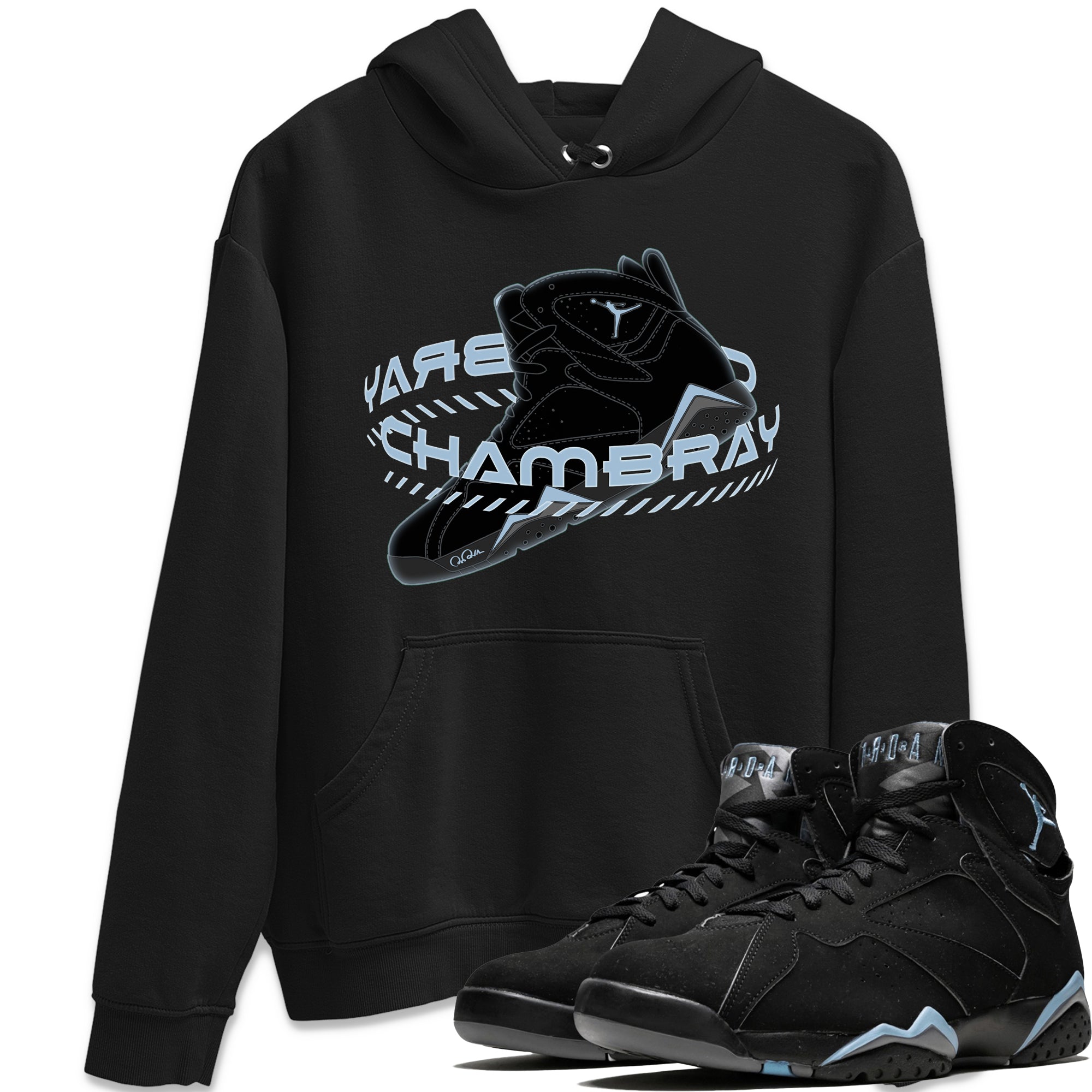 Warping Space Unisex Tops - Air Jordan 7 Chambray