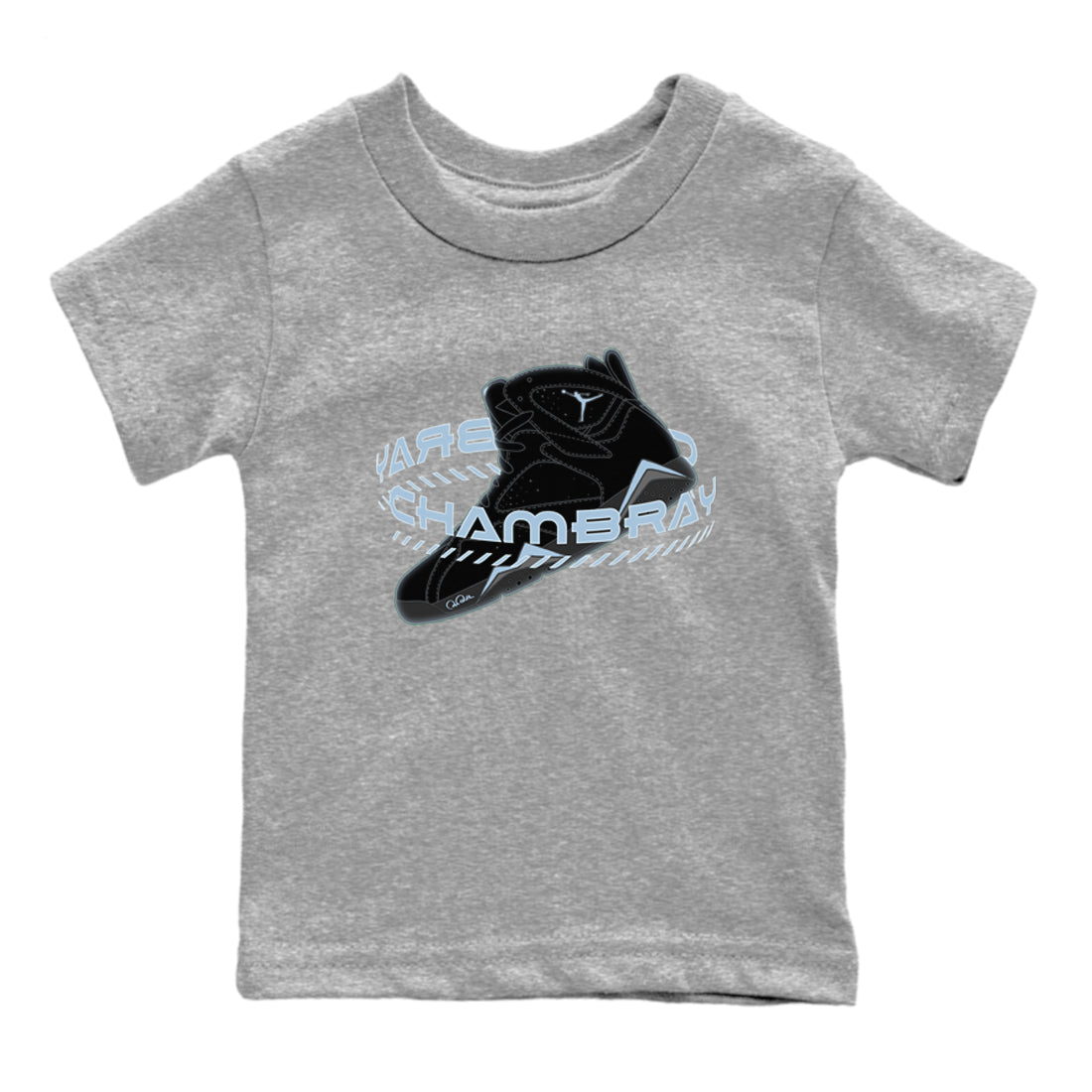 Warping Space Kids Tops - Air Jordan 7 Chambray