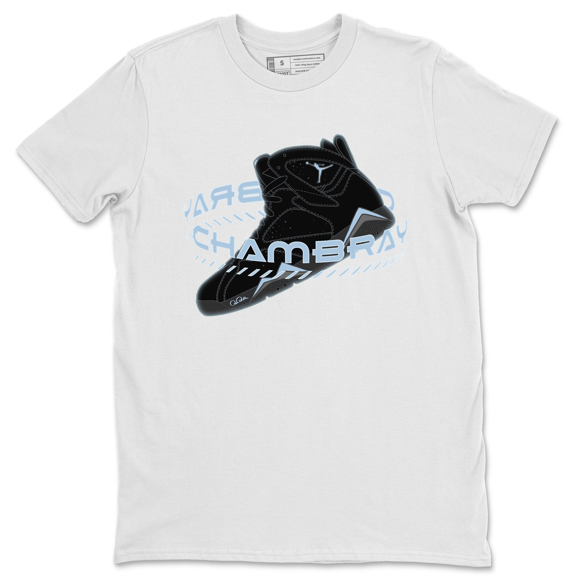 Warping Space Unisex Tops - Air Jordan 7 Chambray