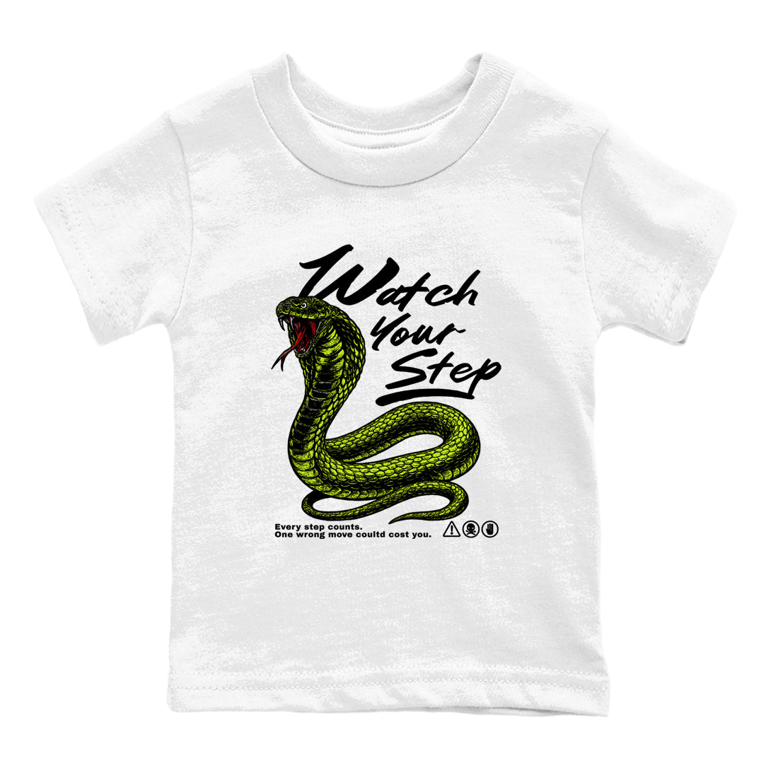 Watch Your Step snkmatch Tees Kids - Air Foamposite One Black Volt