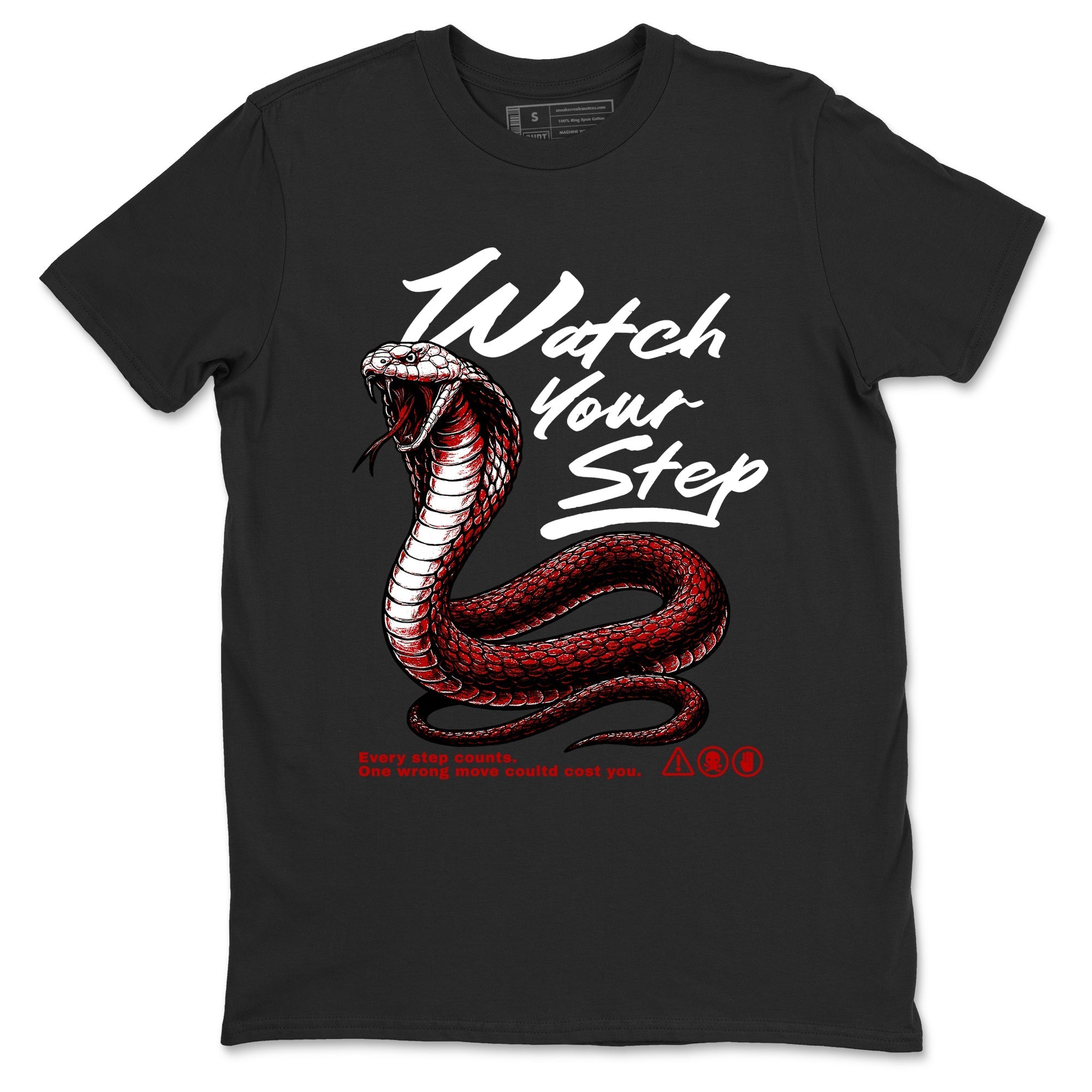 Watch Your Step snkmatch Tees - Air Jordan 11 Bred