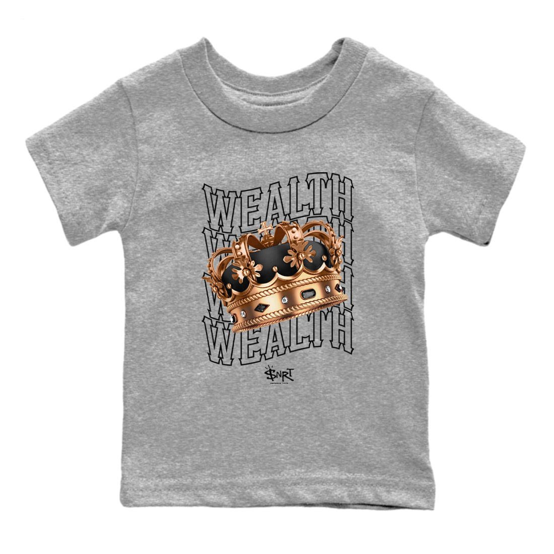 Wealth snkmatch Tees Kids - Air Foamposite One Metallic Copper