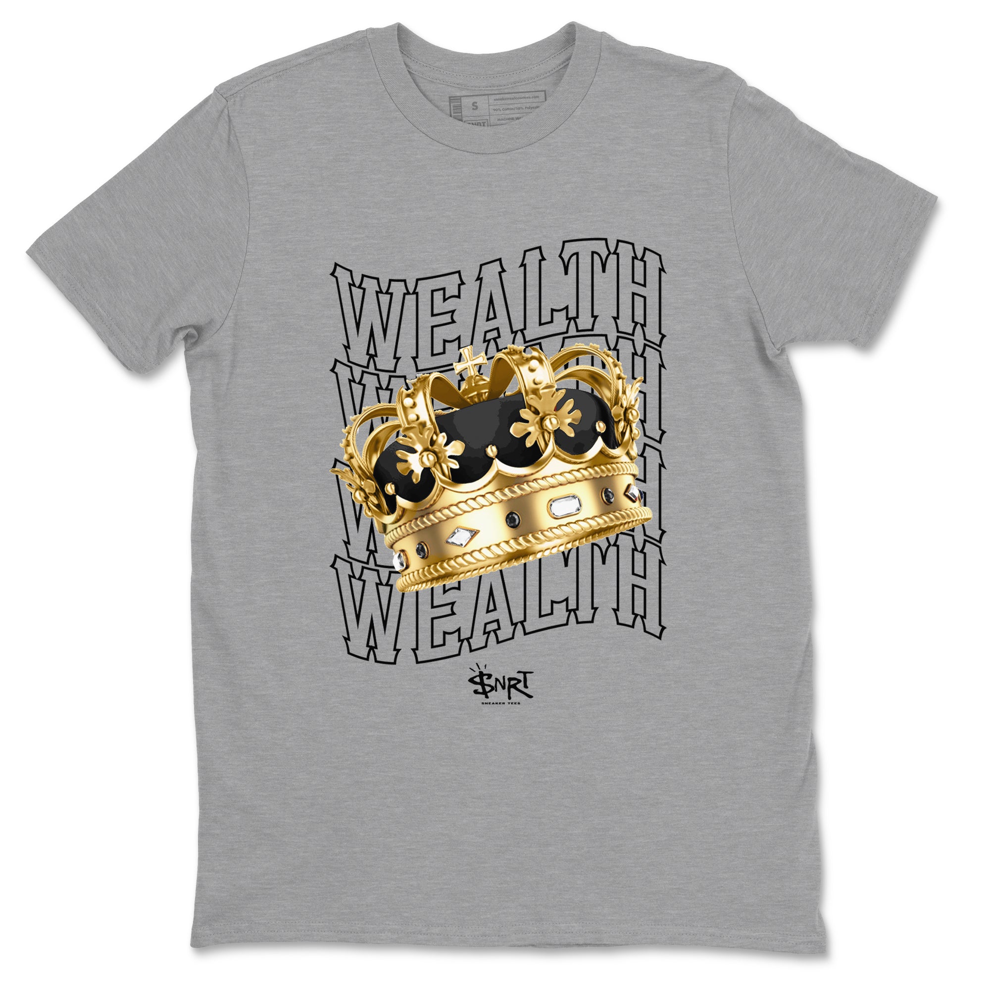 Wealth snkmatch Tees - Air Jordan 1 Black Metallic Gold