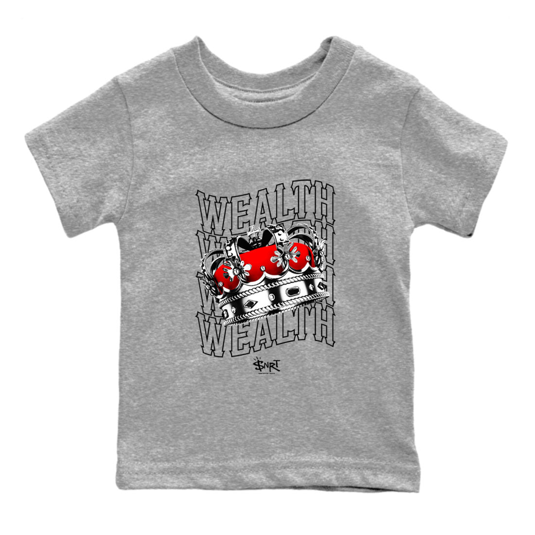Wealth snkmatch Tee Kids - Air Jordan 1 Satin Bred